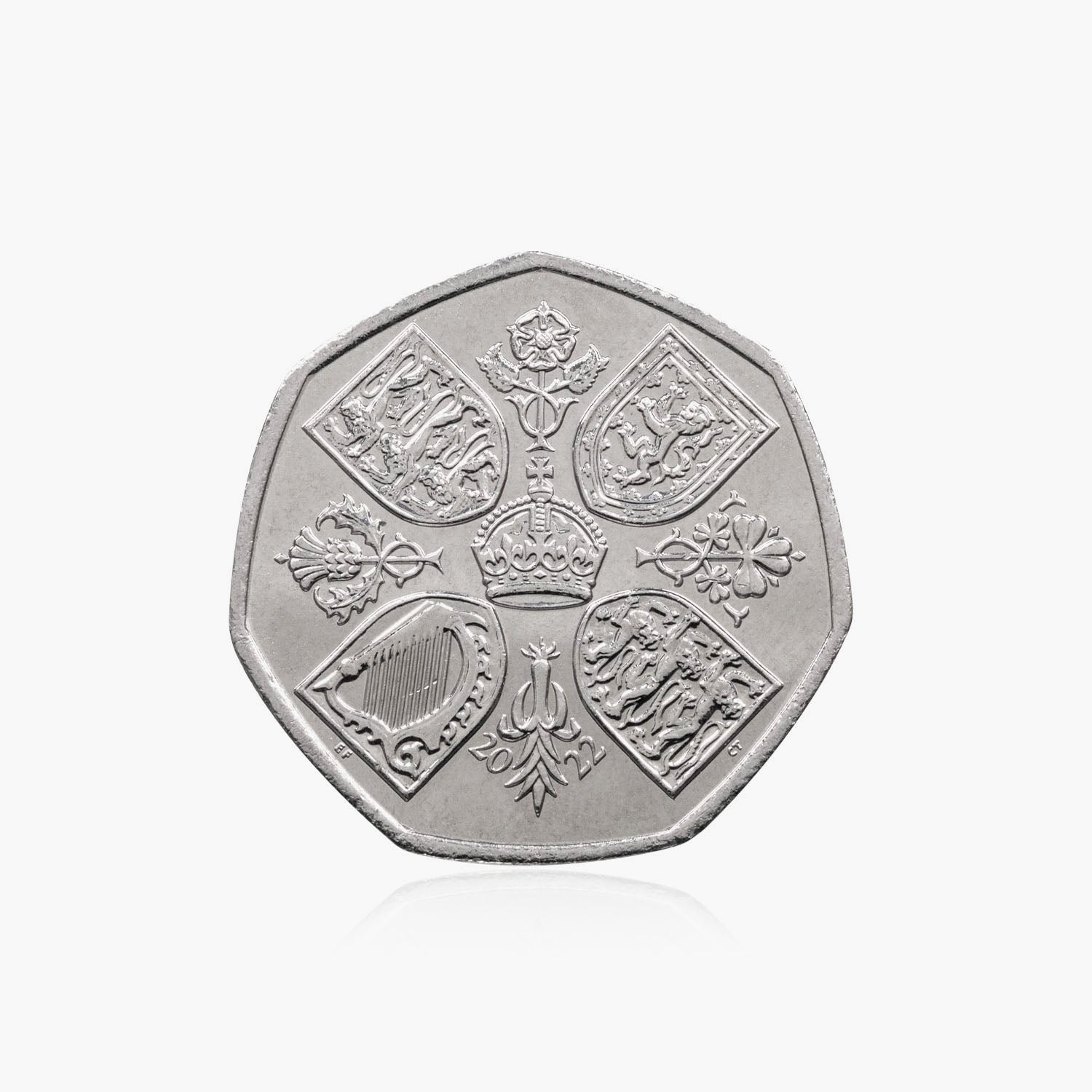 2022 Circulated Queen Elizabeth II Memorial 50p Coin