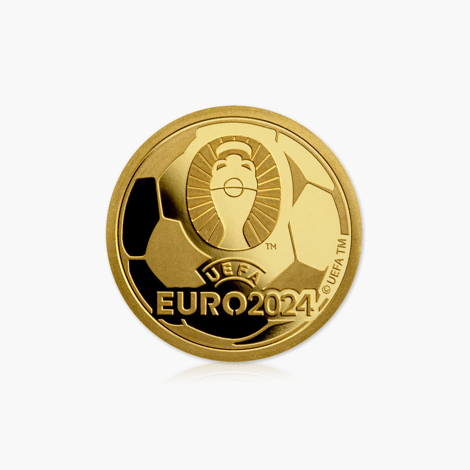 UEFA EURO 2024 Official Mini Gold Emblem Coin