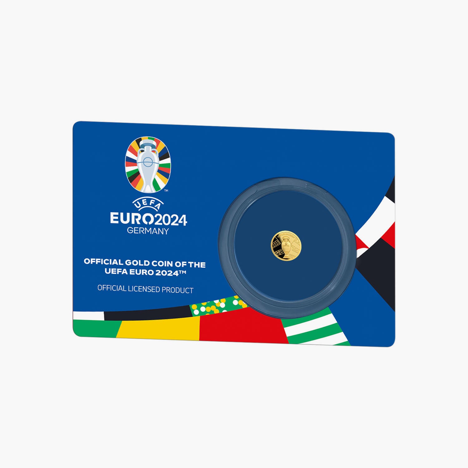 UEFA EURO 2024 Official Mini Gold Trophy Coin