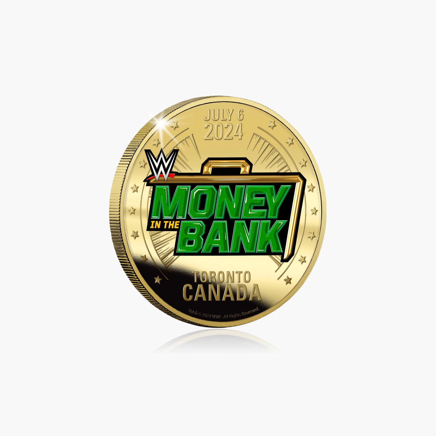 WWE Official Money in the Bank Super Size Gold Luxe Edition