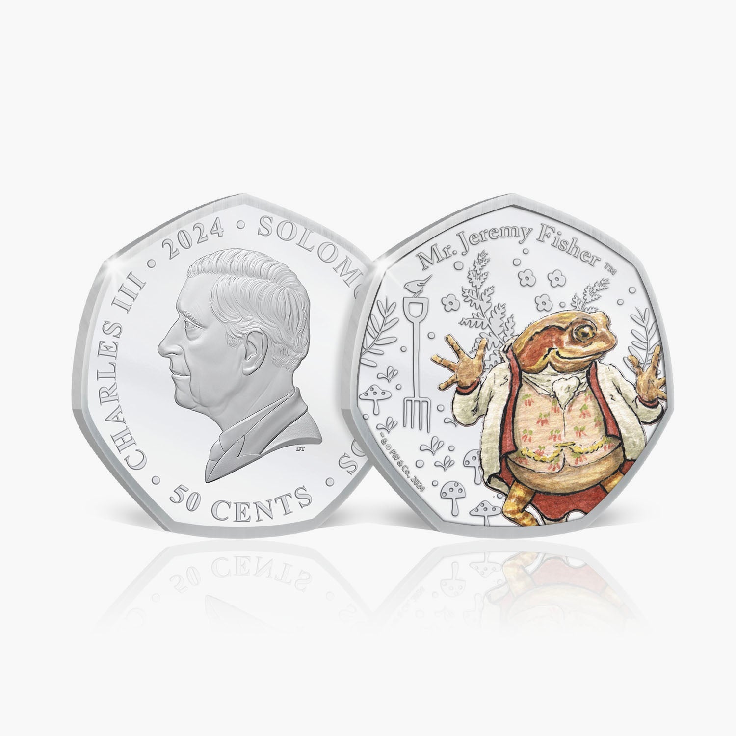 The 2024 World of Peter Rabbit Mr Jeremy Fisher Coin