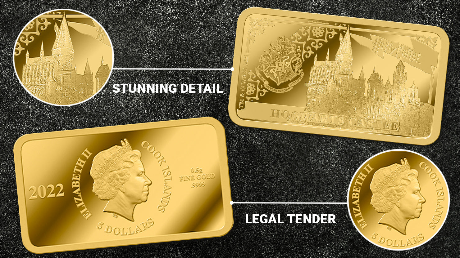 The Official Harry Potter Solid Gold Coin Collection