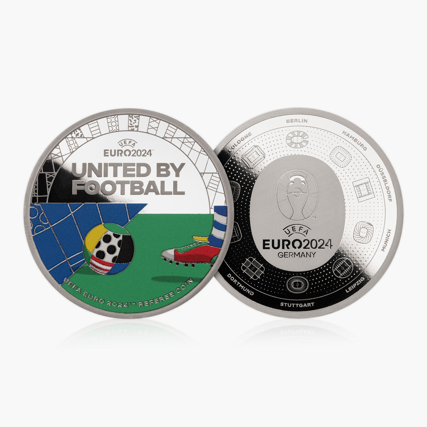 Moneda oficial del árbitro del día del partido de la UEFA EURO 2024