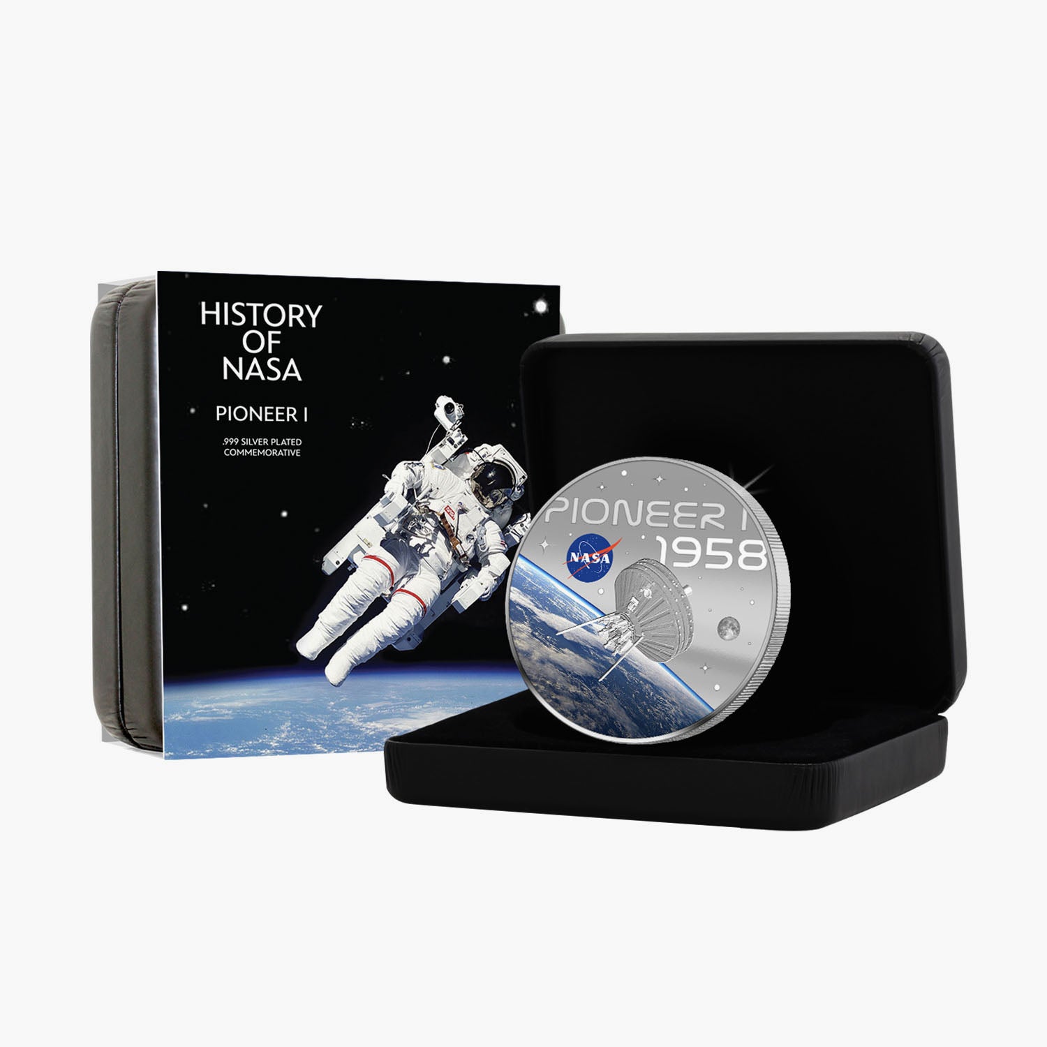 NASA 2023 Pioneer 50mm Silver-plated Coin