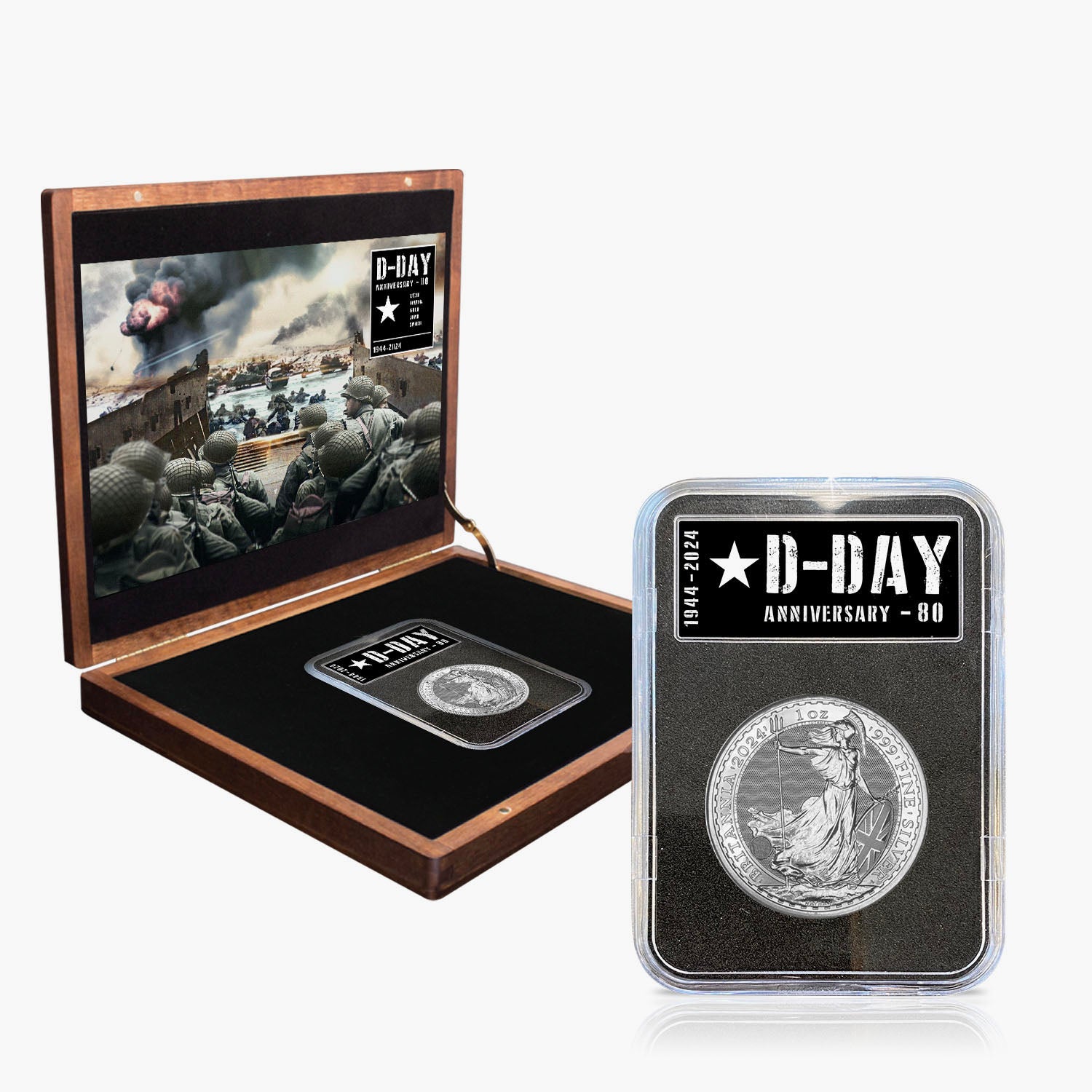 D-Day 80th Anniversary - Britannia 2024 1oz Solid Silver Coin