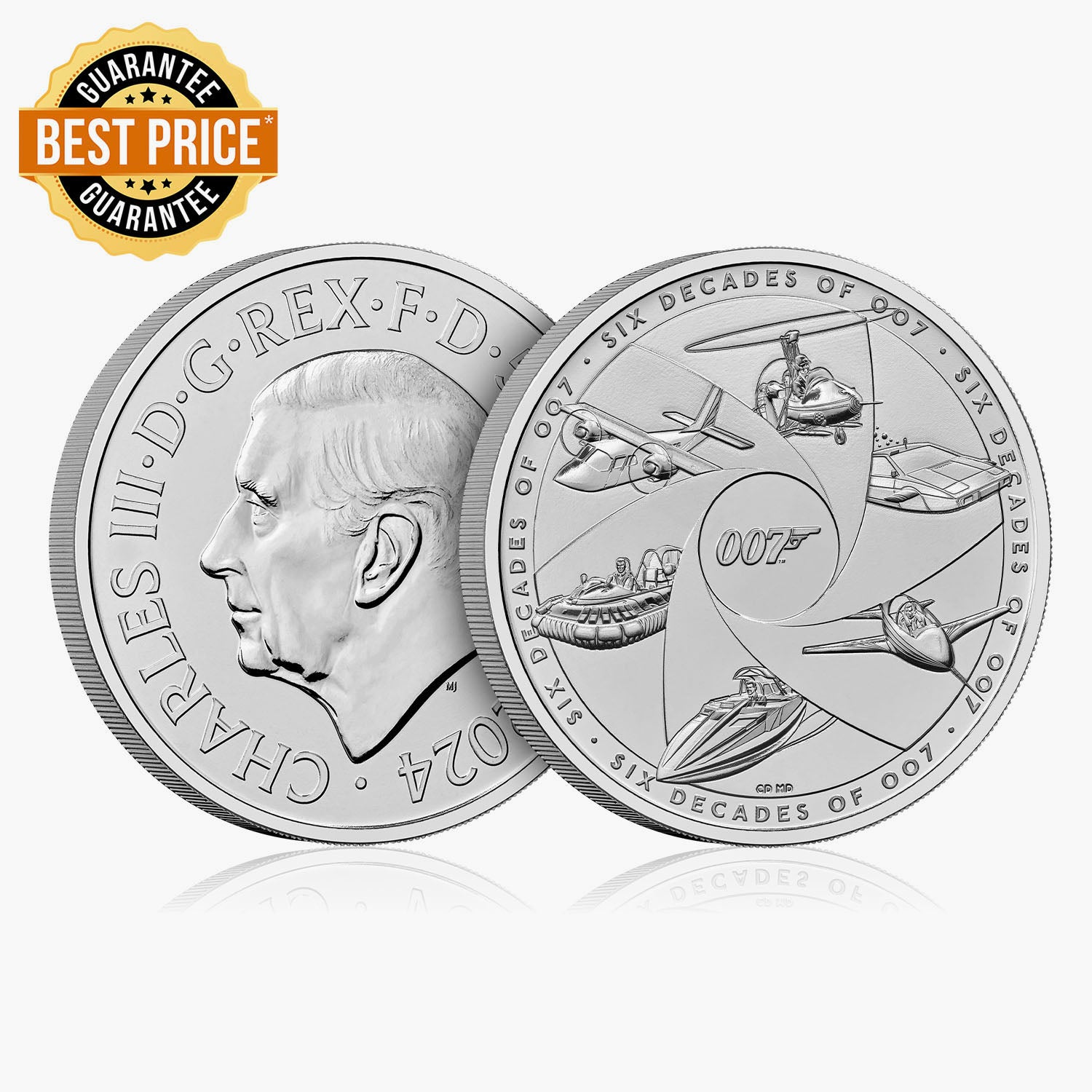 Six Decades of James Bond 007 2024 UK £5 BU Coin