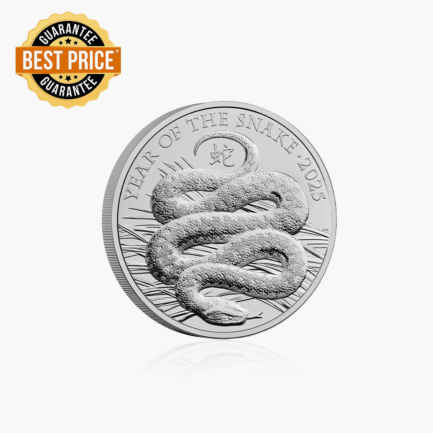 Lunar Year of The Snake 2025 UK £5 BU coin