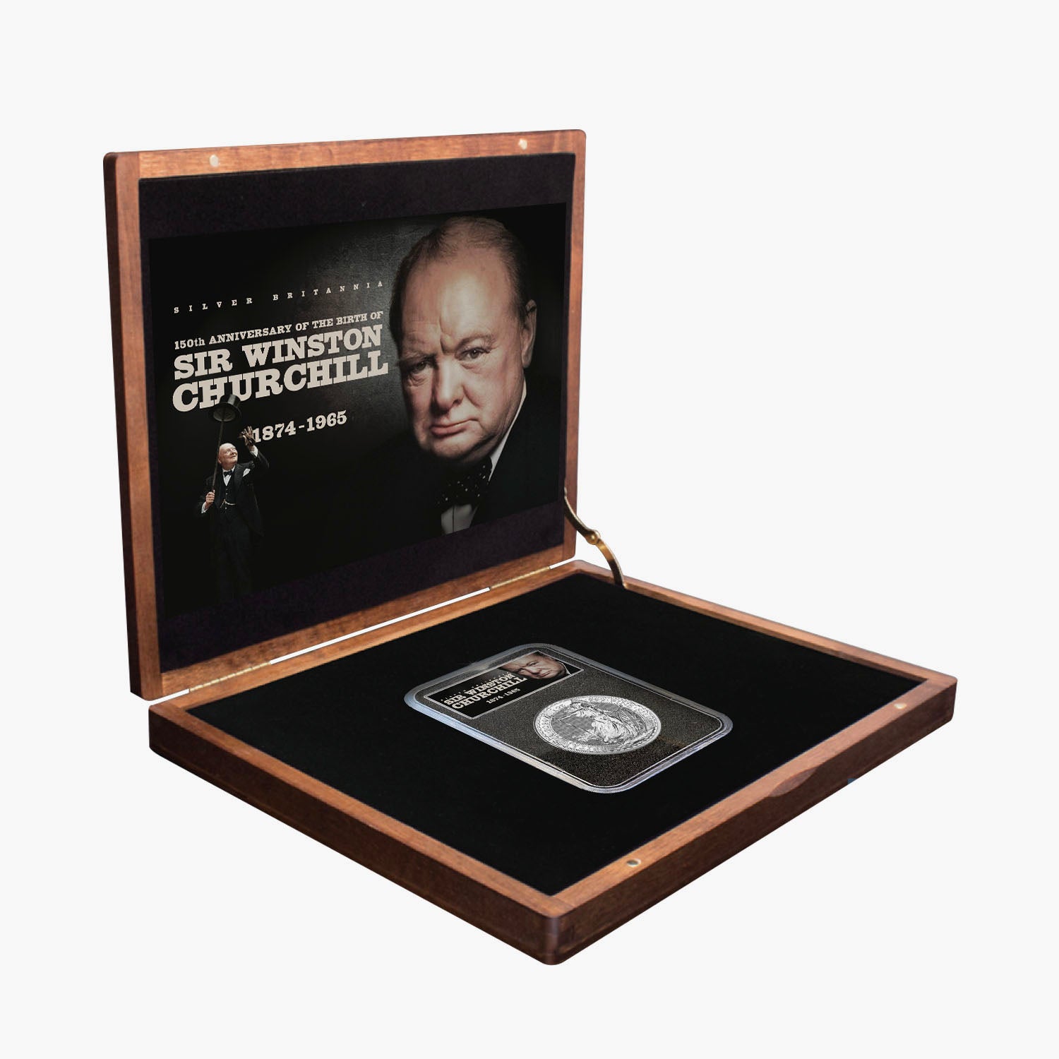 Sir Winston Churchill 150th Anniversary Silver Britannia Edition