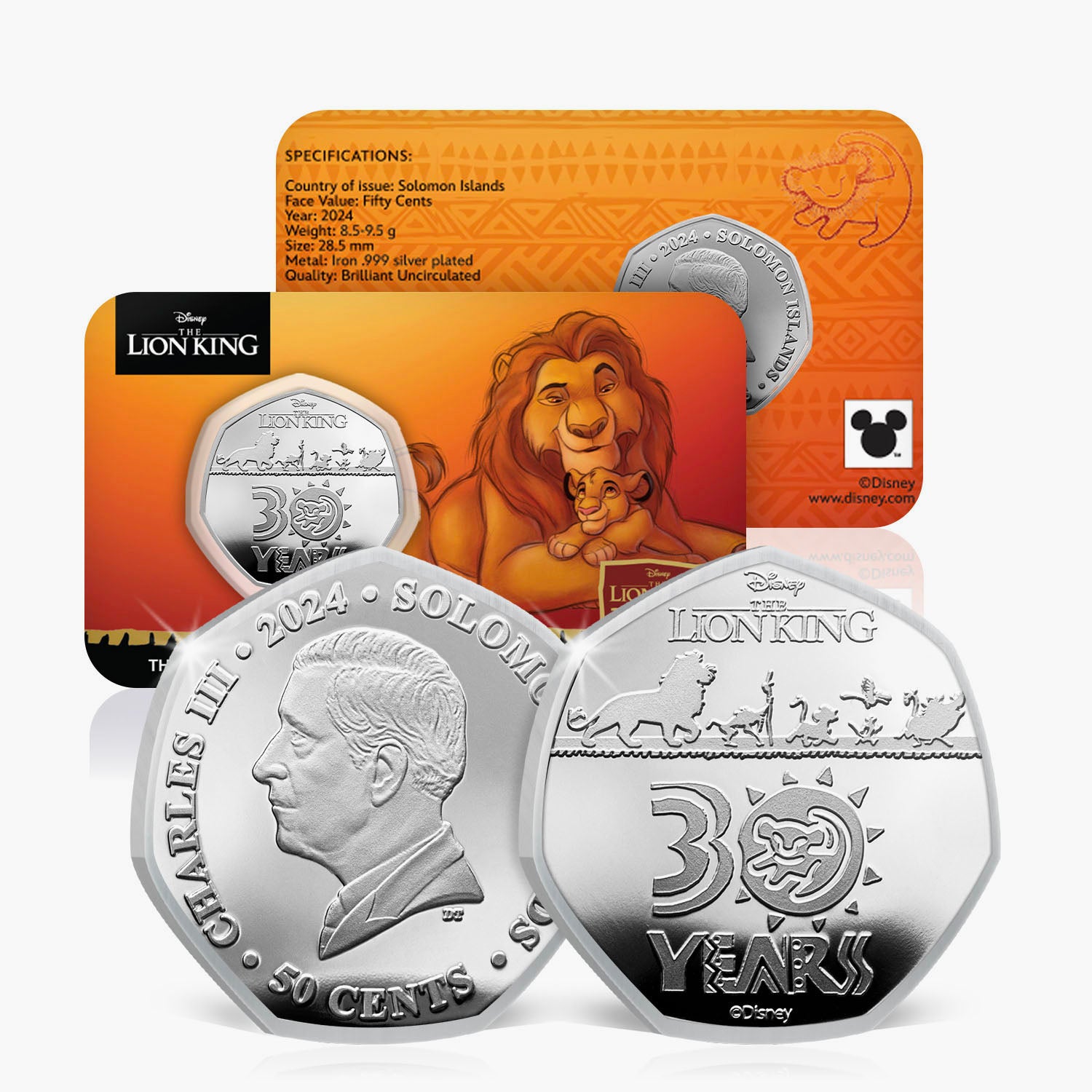 The Lion King 30th Anniversary 2024 BU Coin