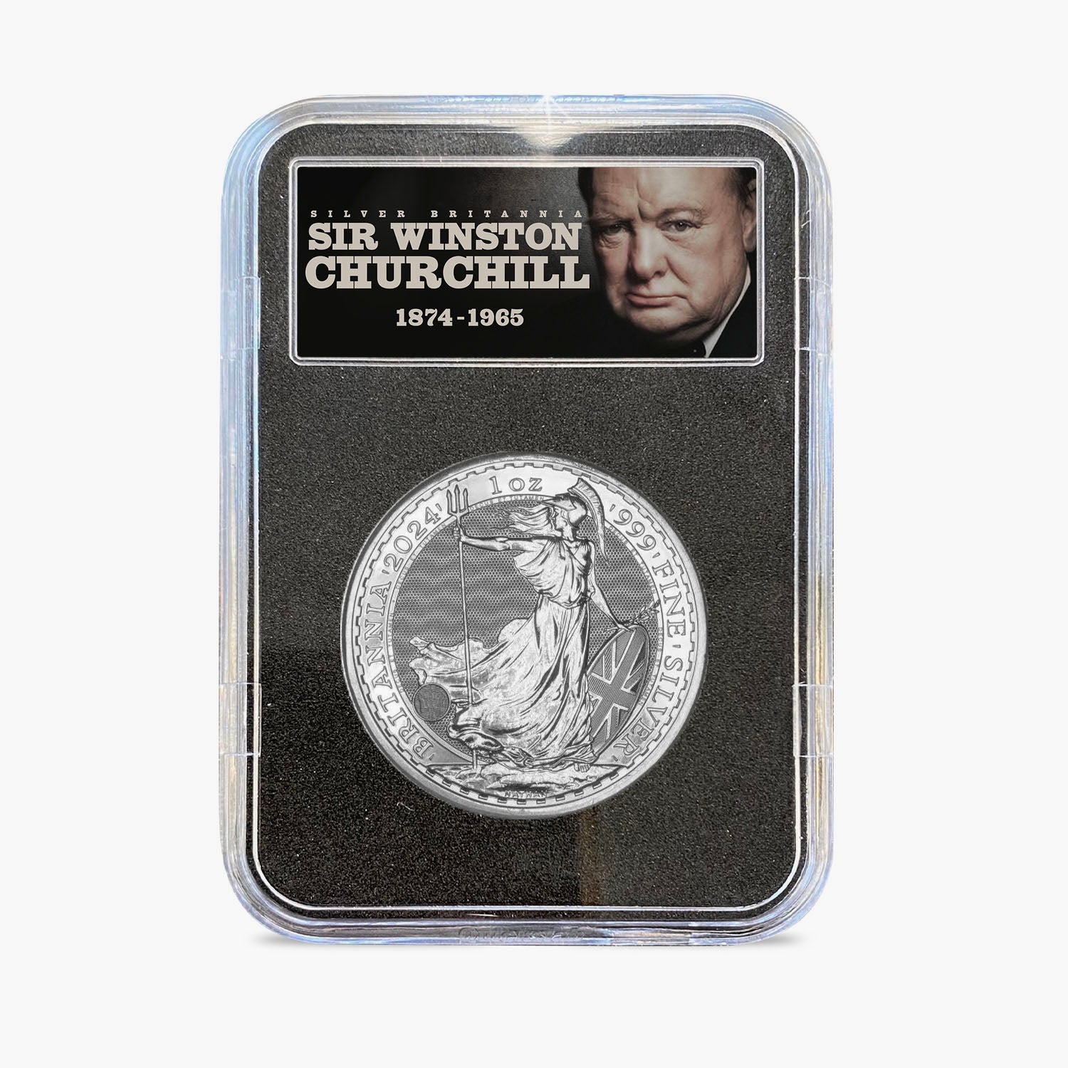 Sir Winston Churchill 150th Anniversary Silver Britannia Edition