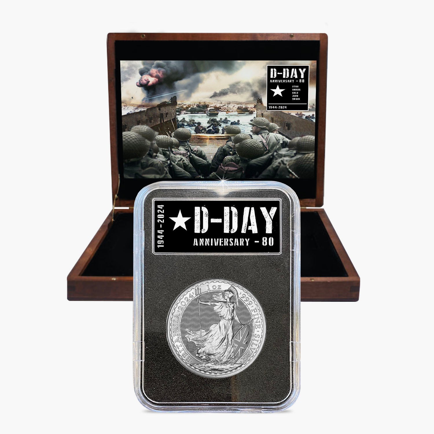 D-Day 80th Anniversary - Britannia 2024 1oz Solid Silver Coin