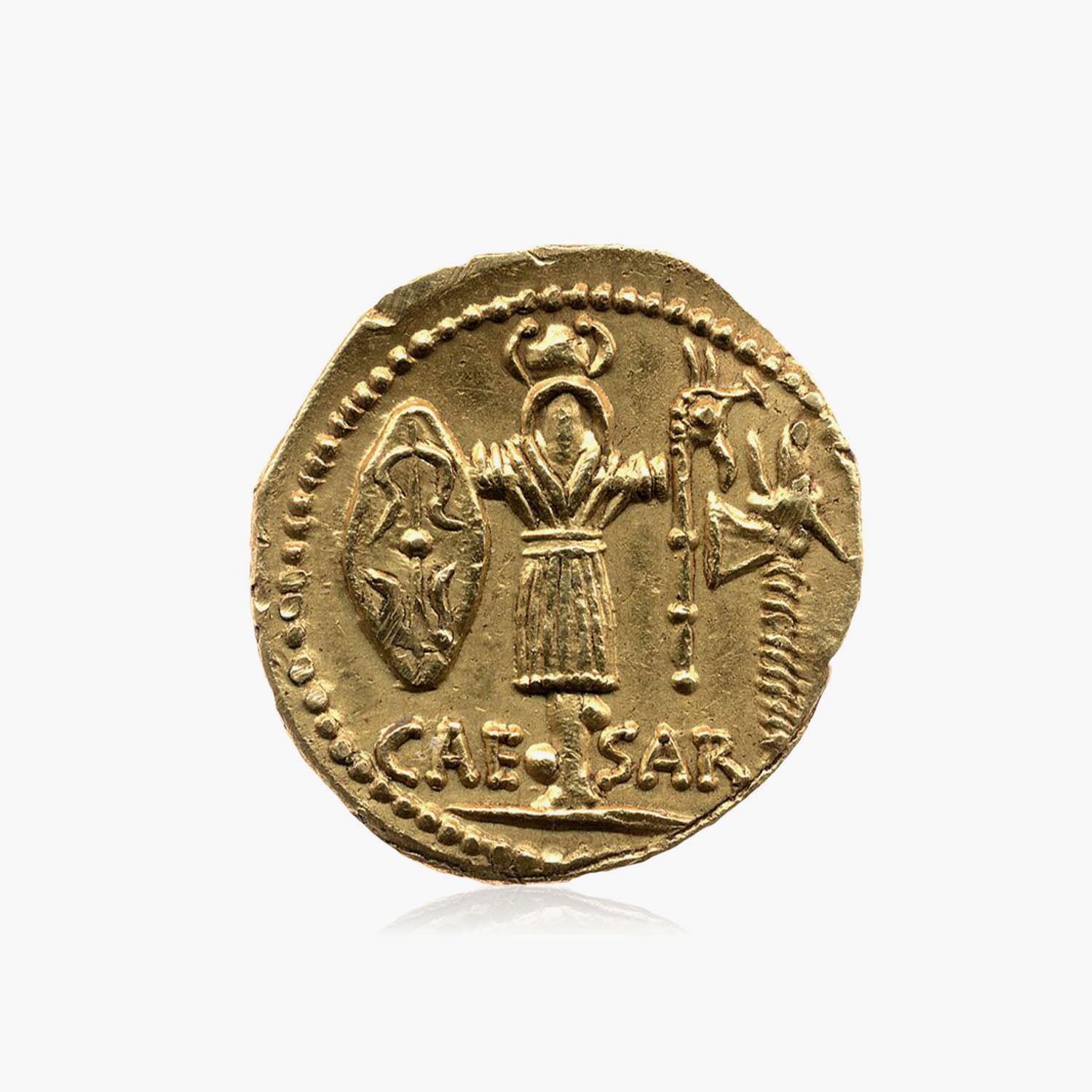 Caesar Aureus Reproduction Coin