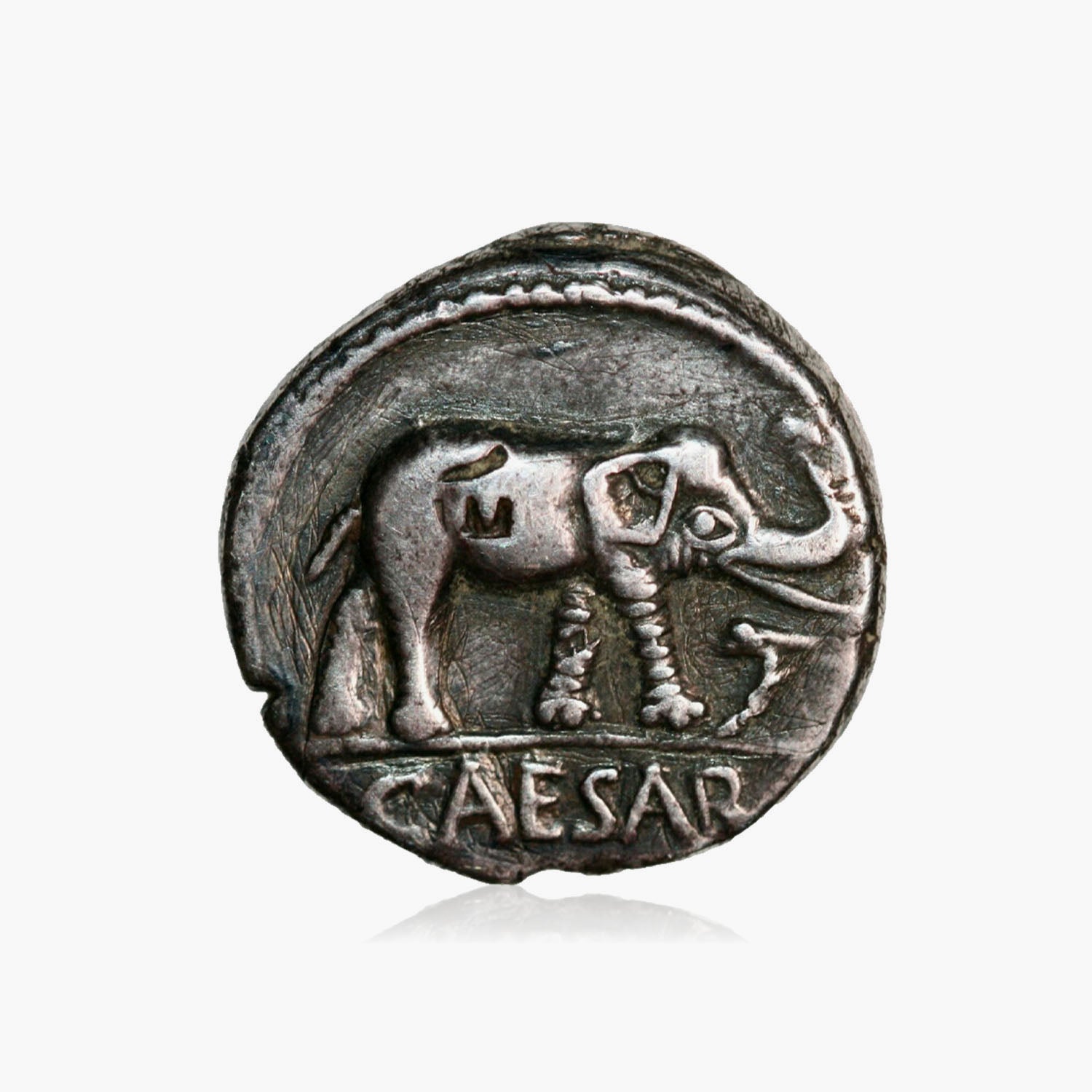 Caesar Denarius Reproduction Coin