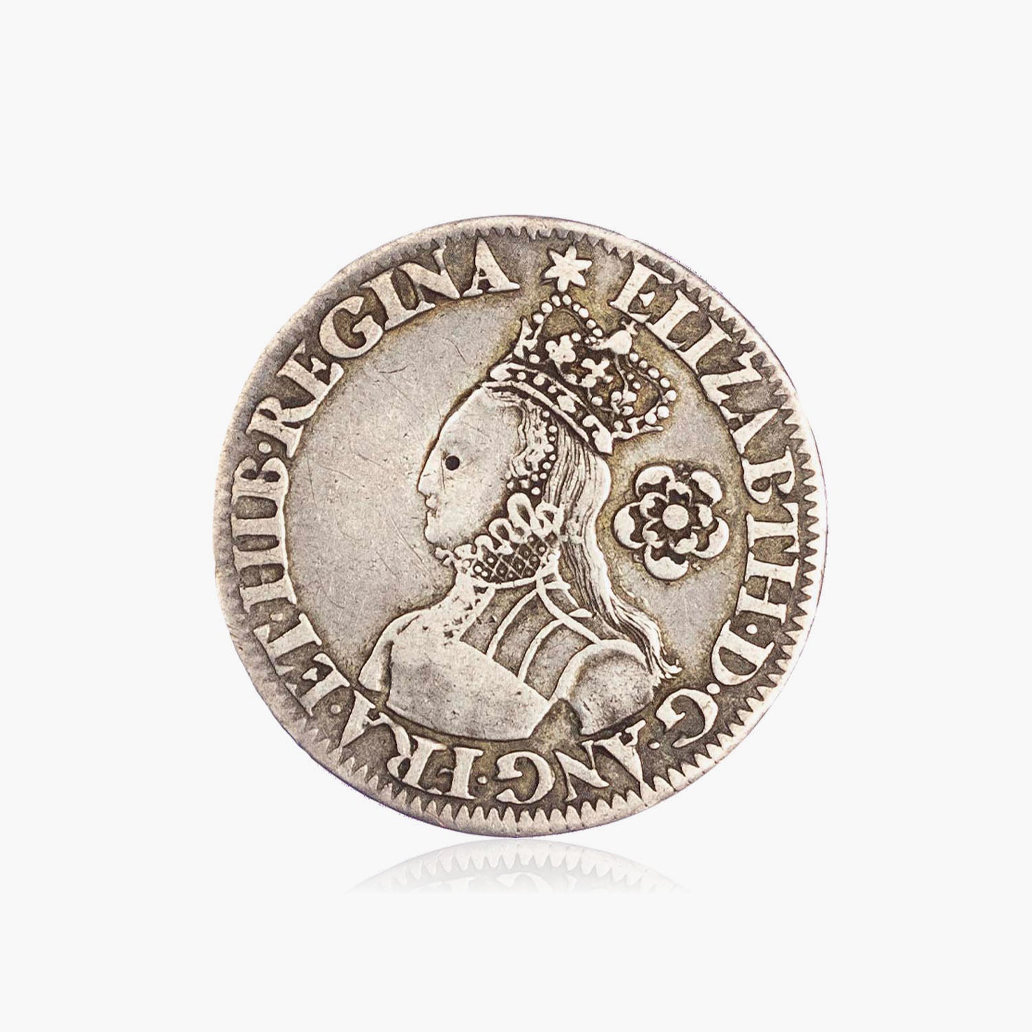 Elizabeth I Sixpence Reproduction Coin