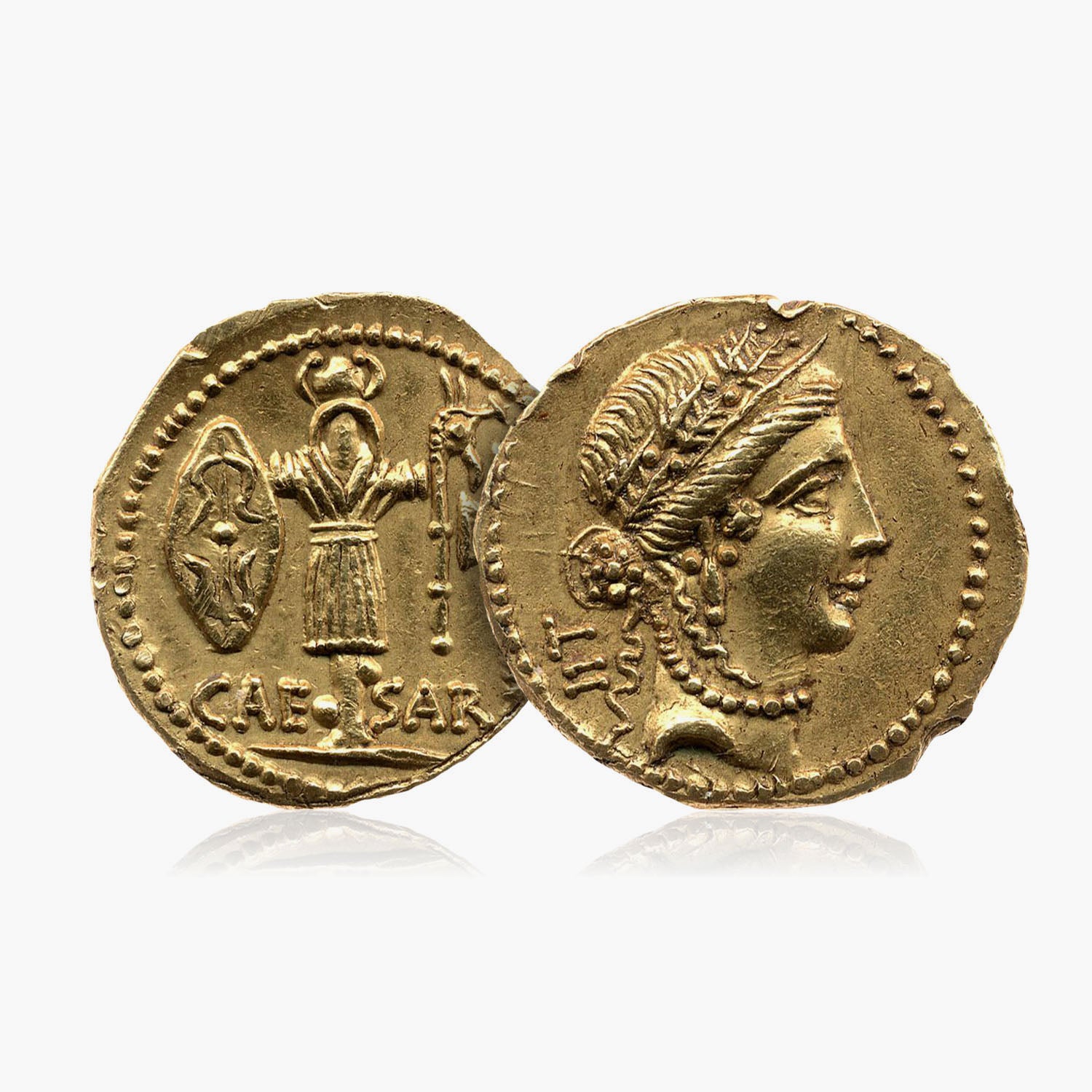 Caesar Aureus Reproduction Coin