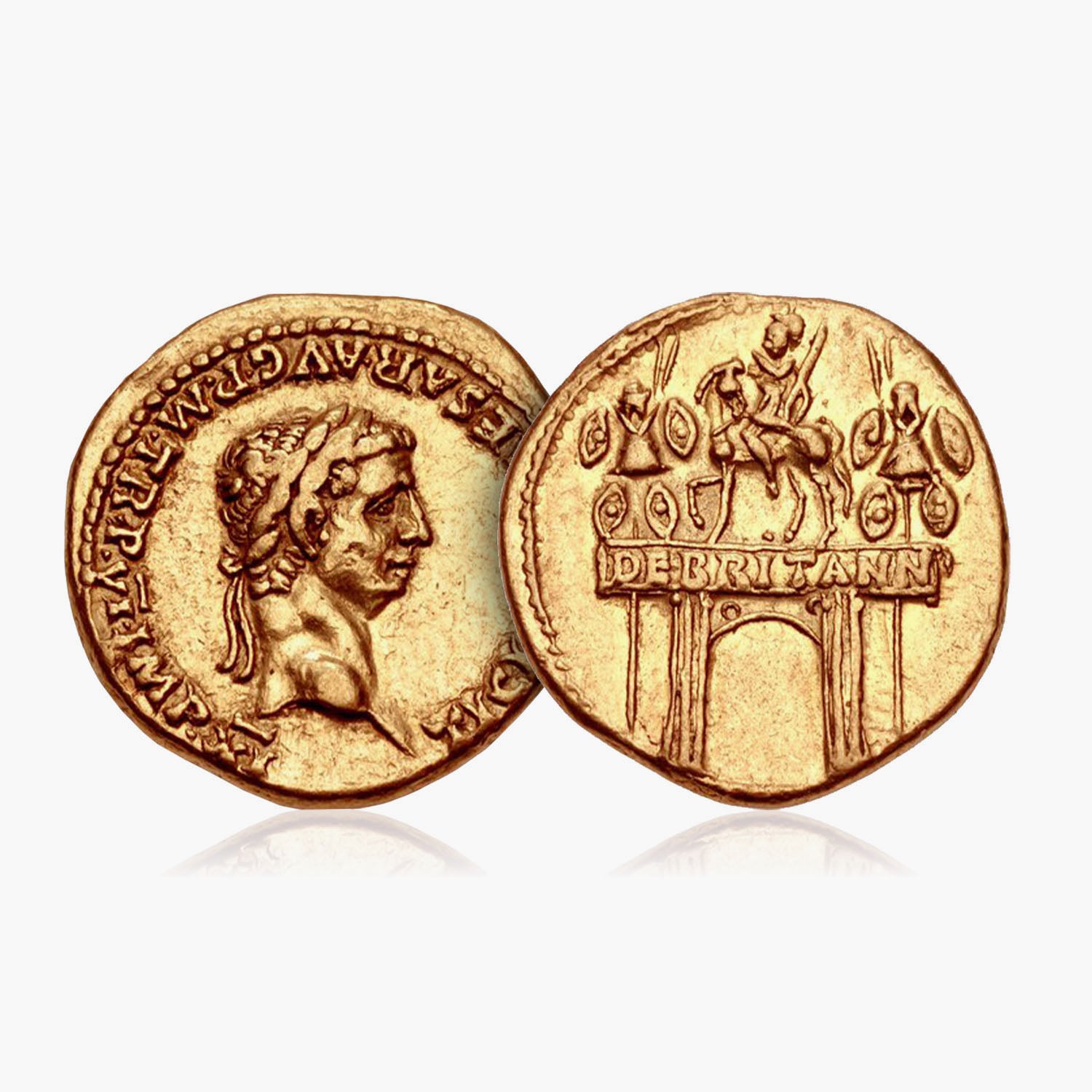 Claudius Aureus Reproduction Coin