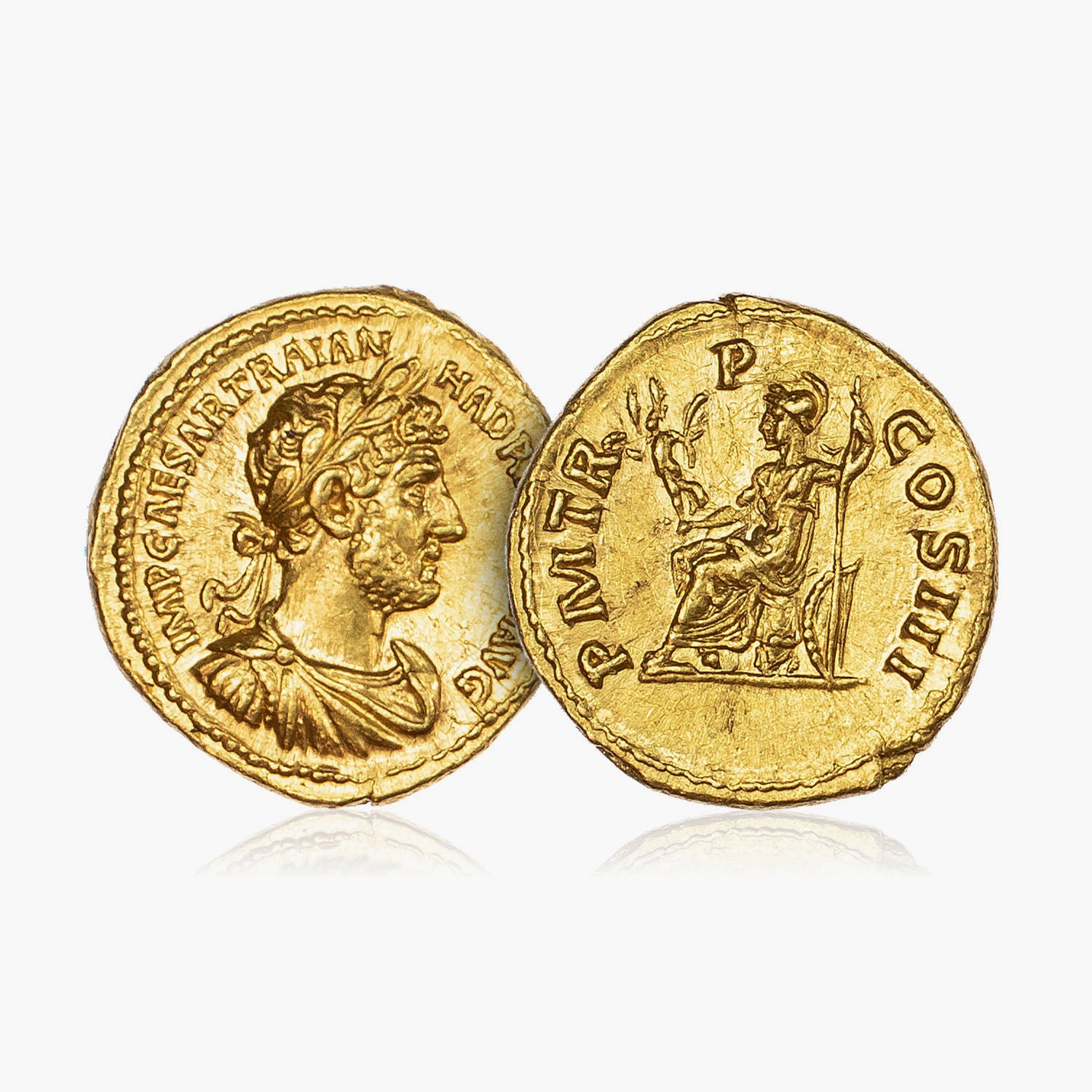 Hadrian Aureus Reproduction Coin