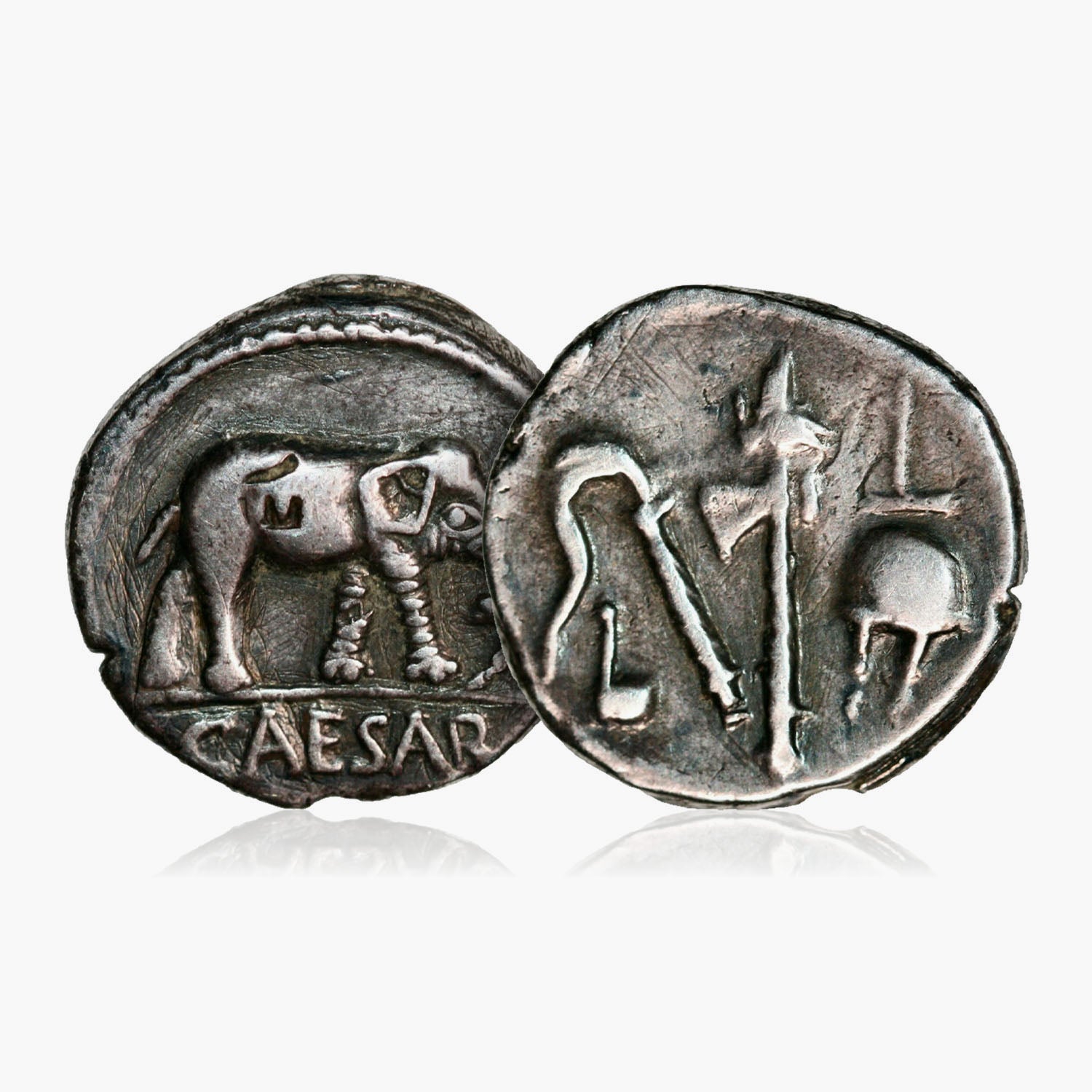 Caesar Denarius Reproduction Coin