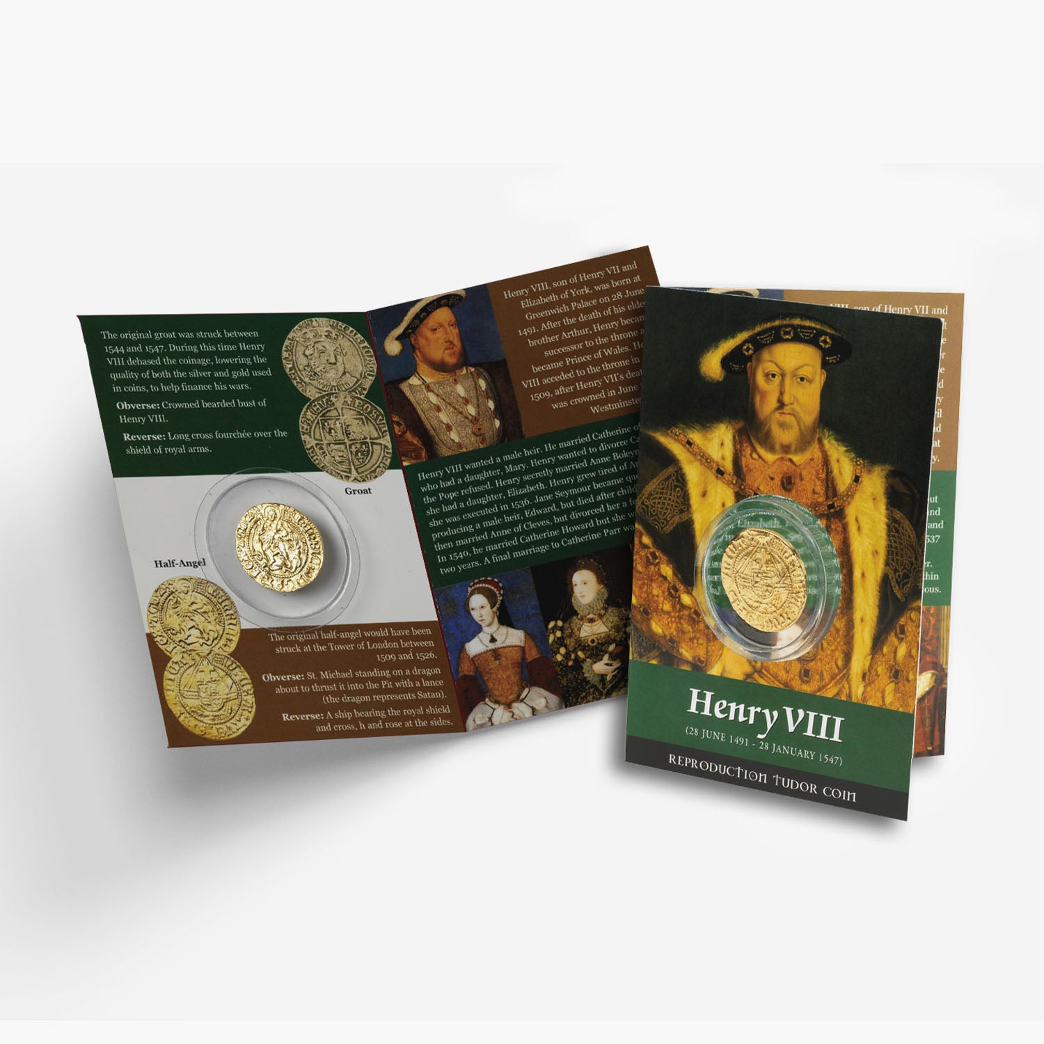 Henry VIII Half Angel Reproduction Coin