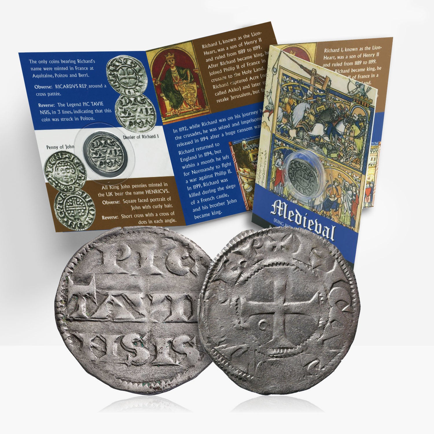 Richard I Denier Reproduction Coin