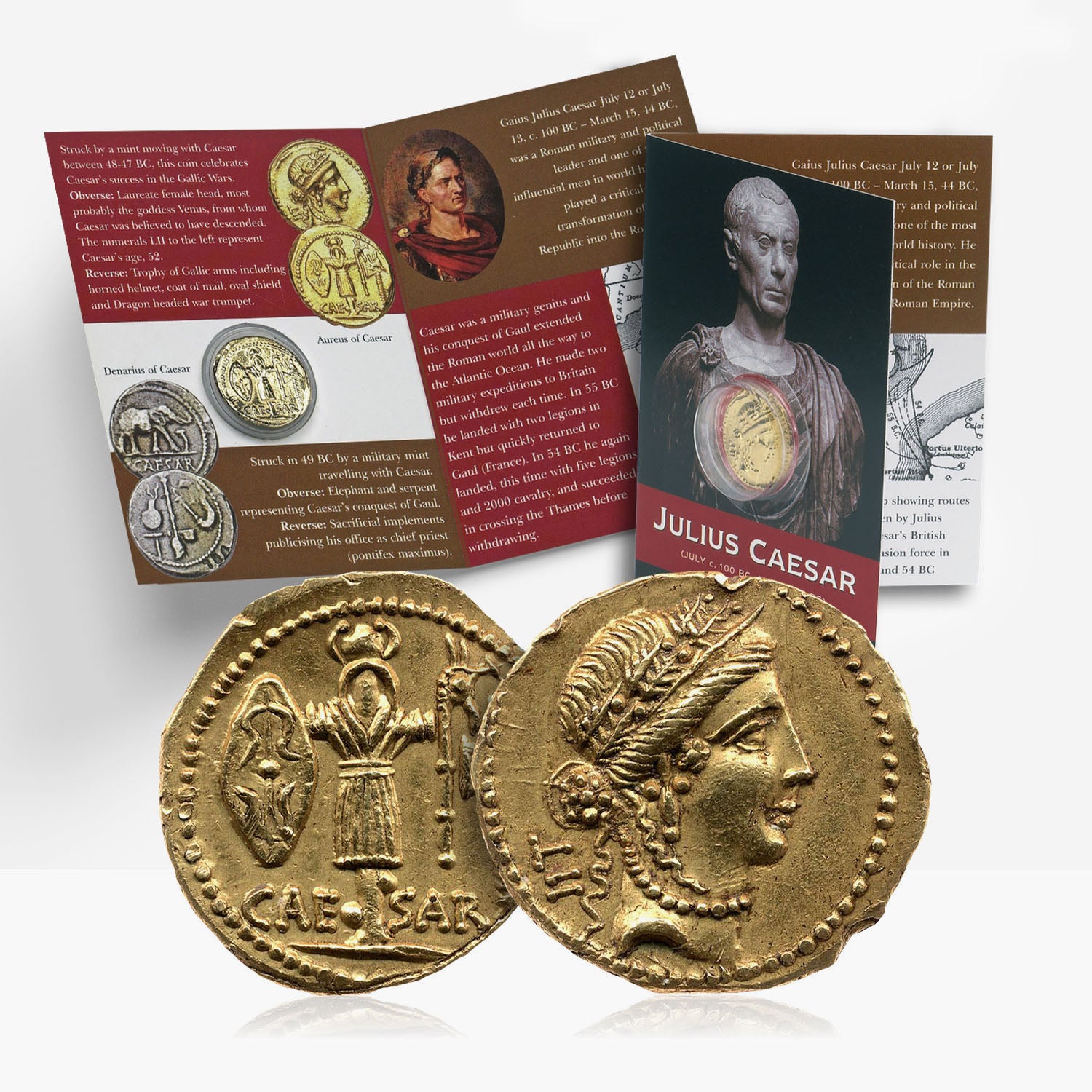 Caesar Aureus Reproduction Coin