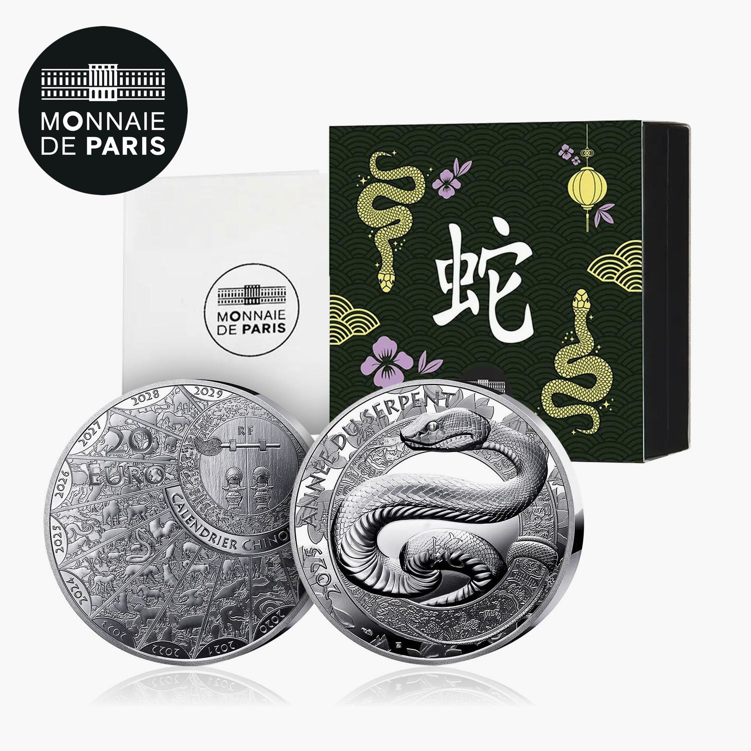 Monnaie de Paris Year of the Snake 2025 10€ Silver Proof Coin