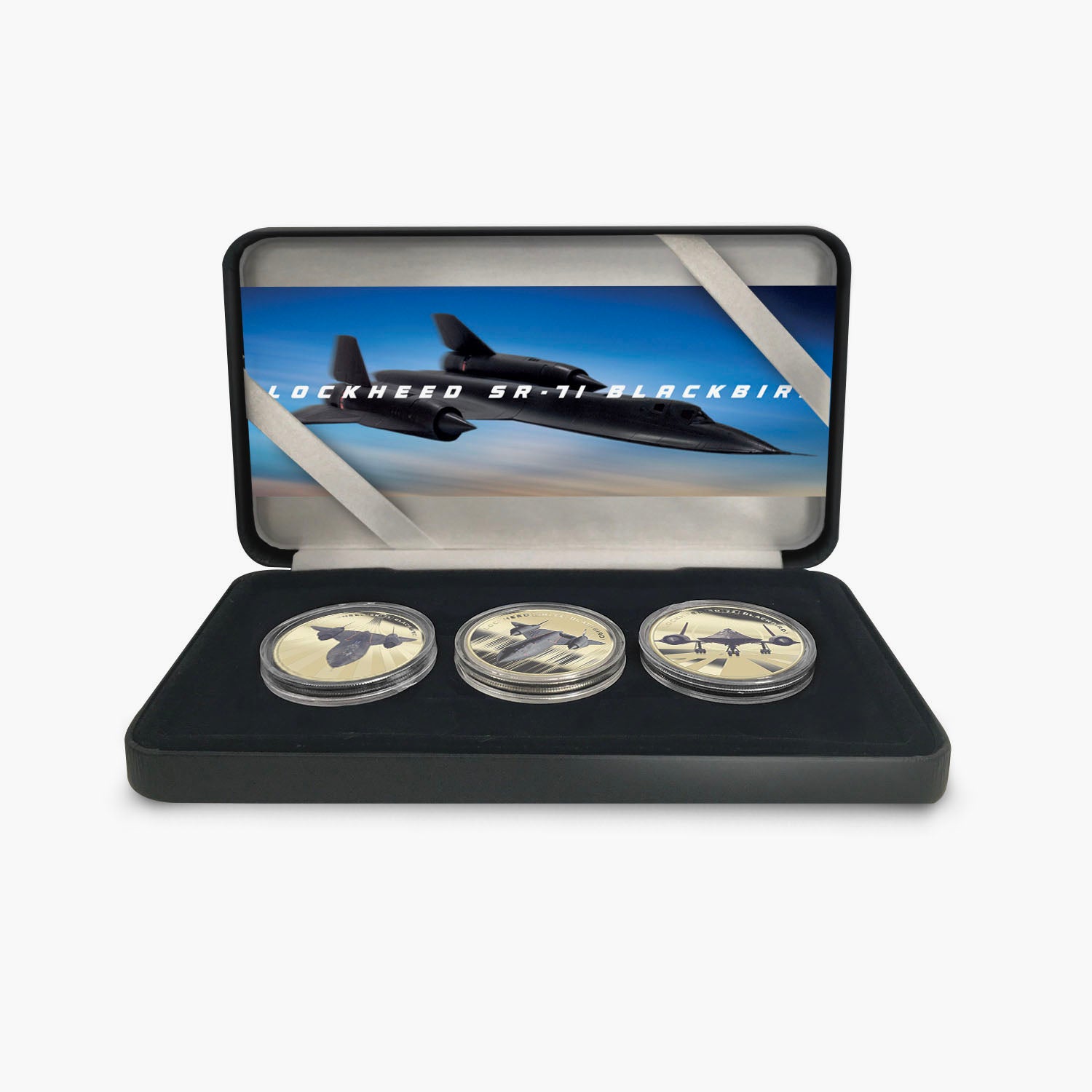 Lockheed SR-71 Blackbird 2025 60th Anniversary Gold Plated Box Set Edition