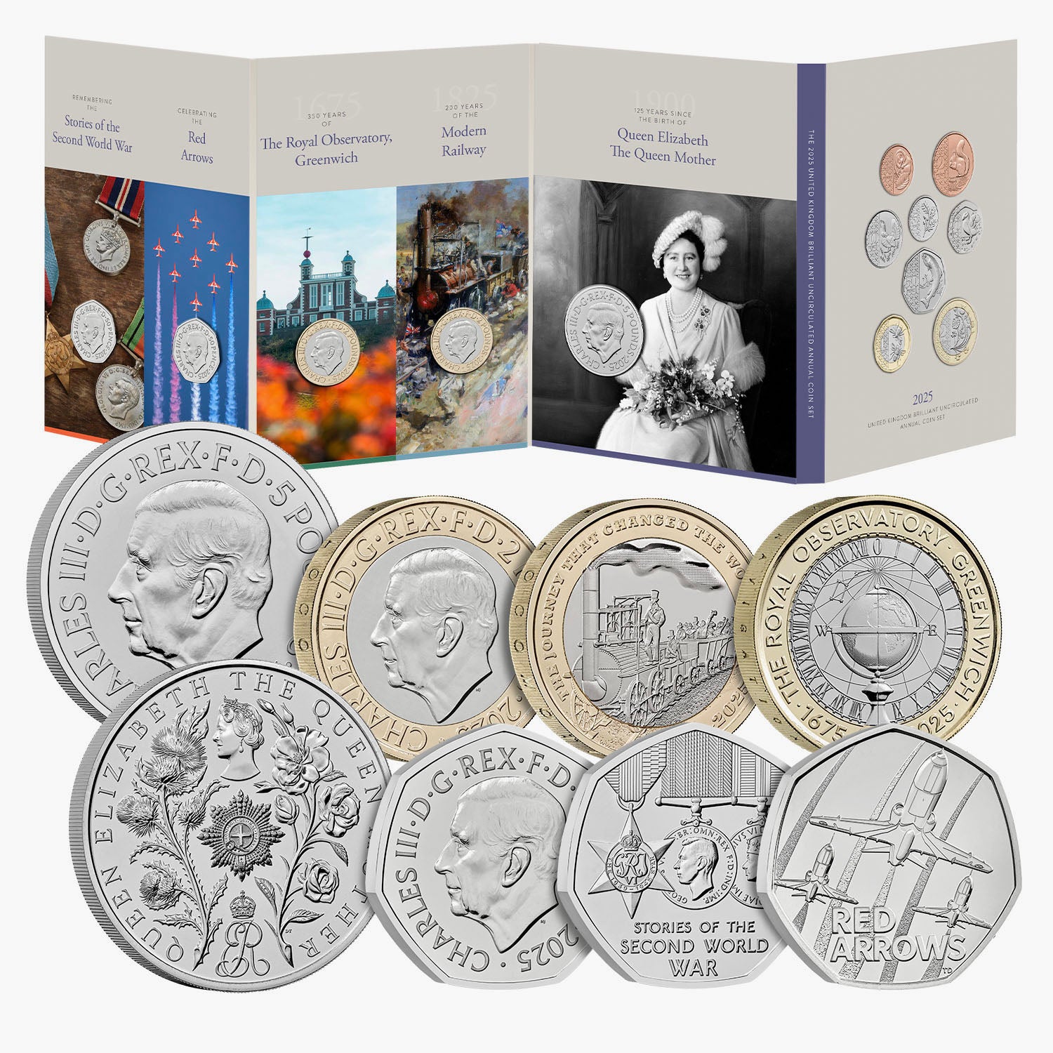 The 2025 United Kingdom BU Annual Coin Set