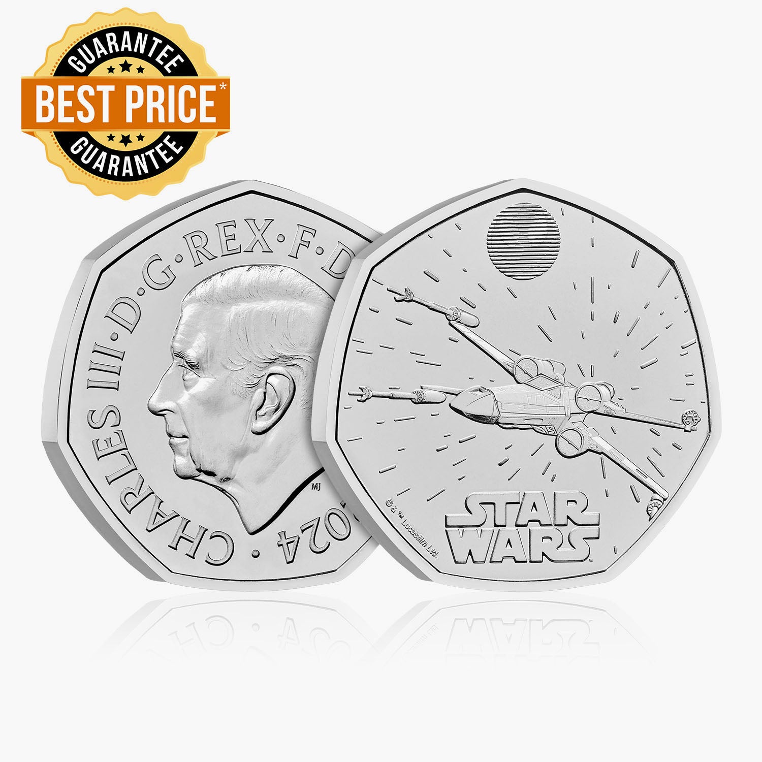 Star Wars 2024 50p UK Coin - X-Wing