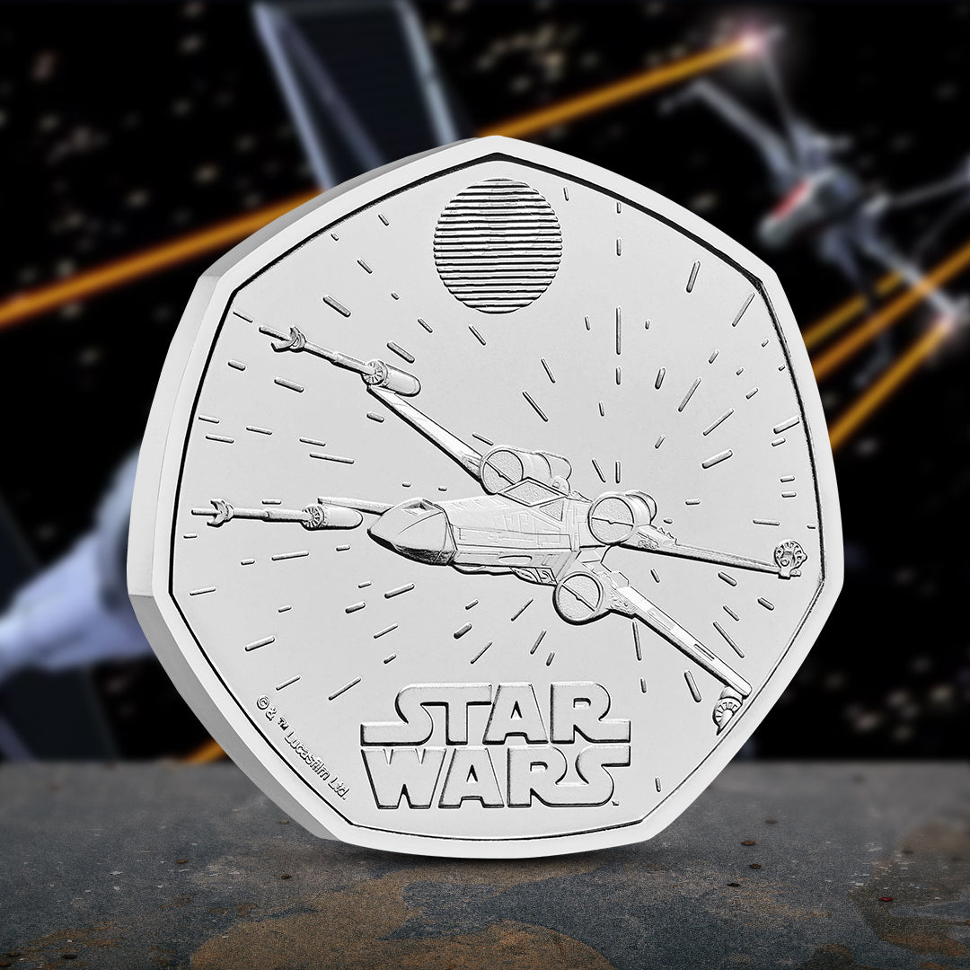 Star Wars 2024 50p UK Coin - X-Wing