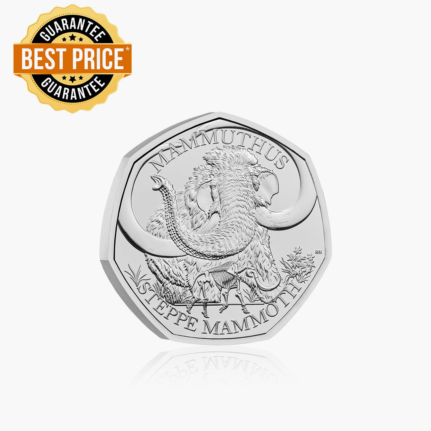 Ice Age Giants - Steppe Mammoth 2024 50p Coin