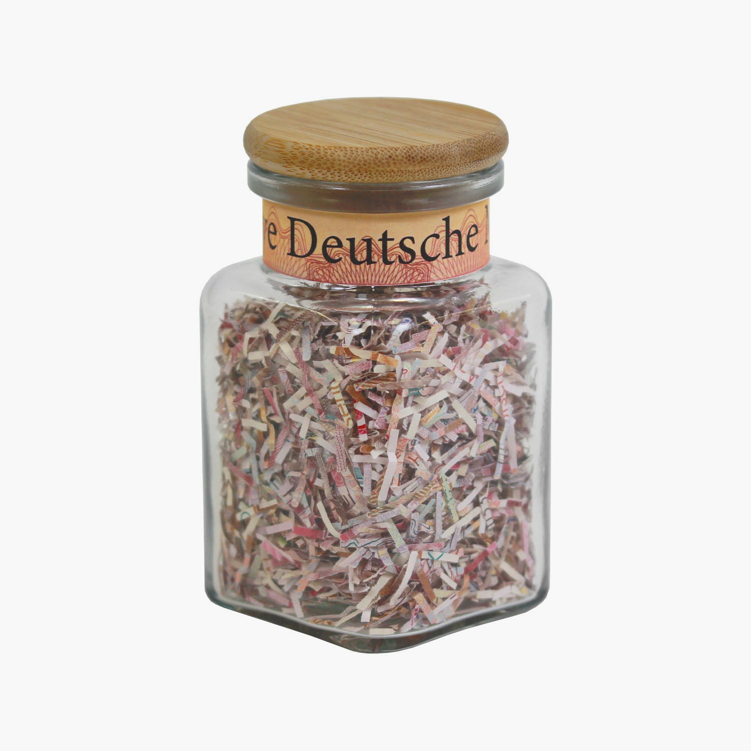 The Deutsch mark in a jar – shredded but not forgotten