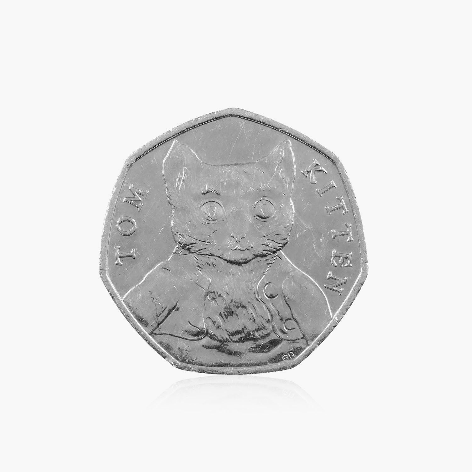 Serie Beatrix Potter en circulación 2017: moneda Tom Kitten de 50 peniques