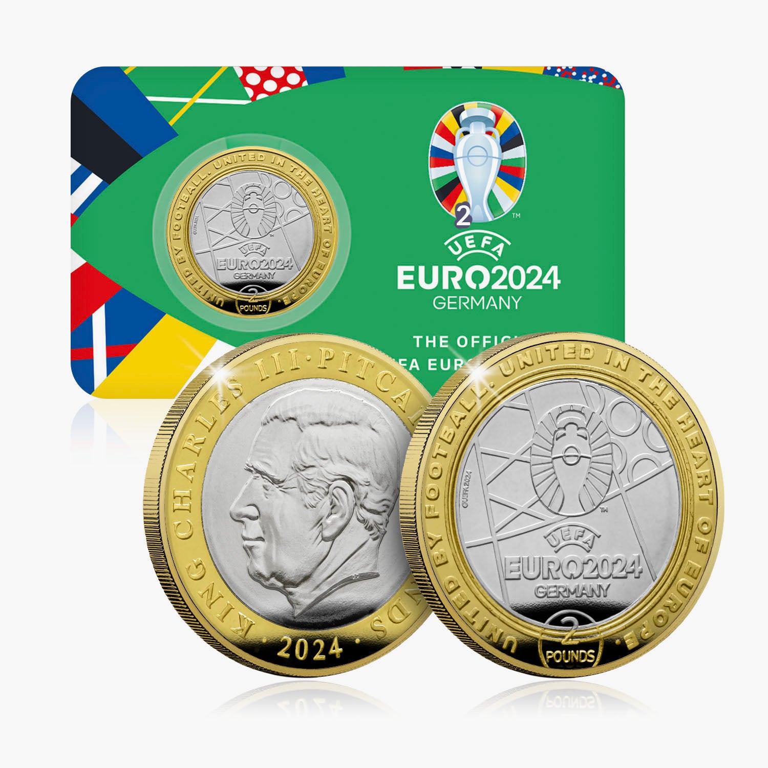 Official UEFA EURO 2024 £2 Coin