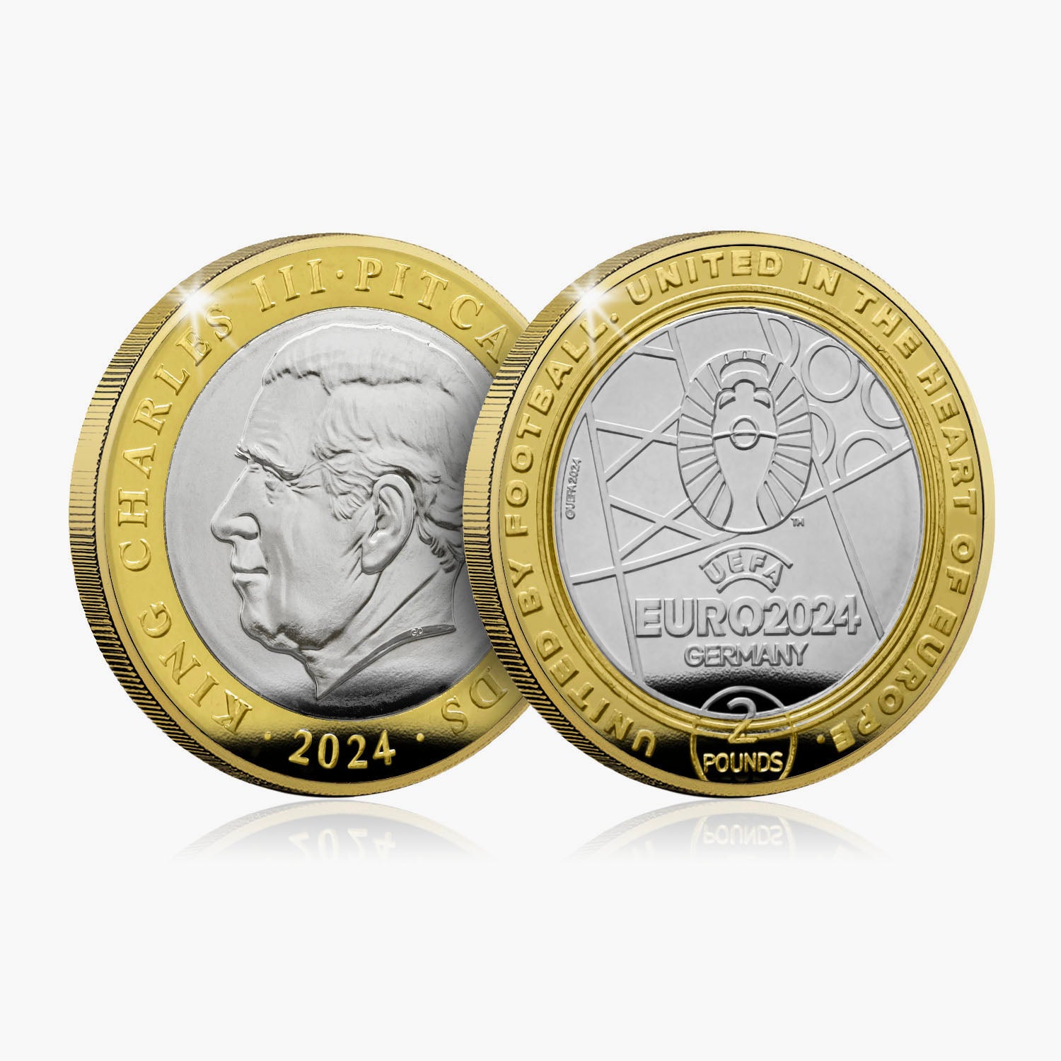 Official UEFA EURO 2024 £2 Coin