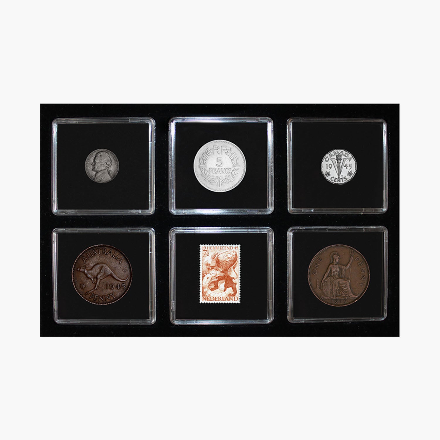 1945 Victory in Europe Historical Coin Collector Set