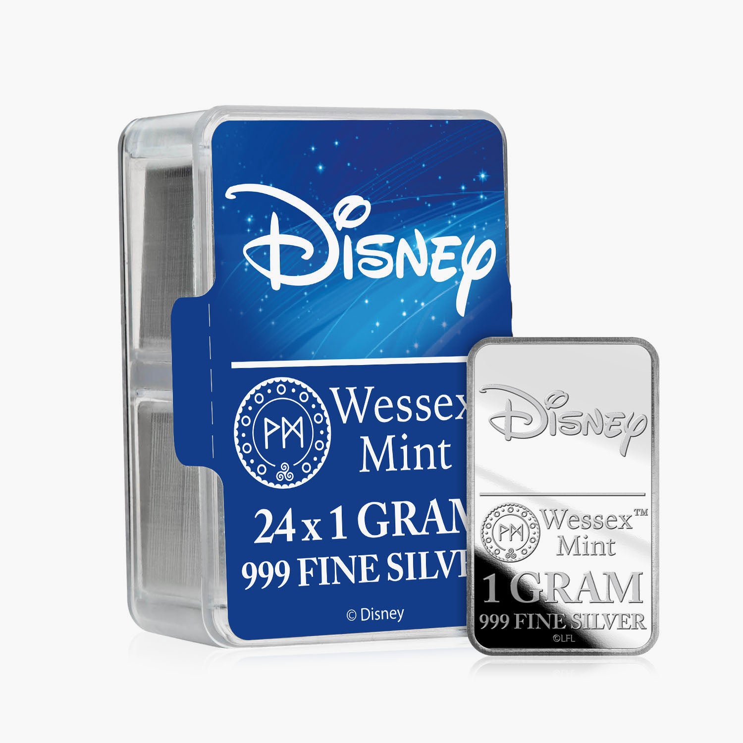 Silver Savers - Disney 24 Solid Silver Bars Box Set