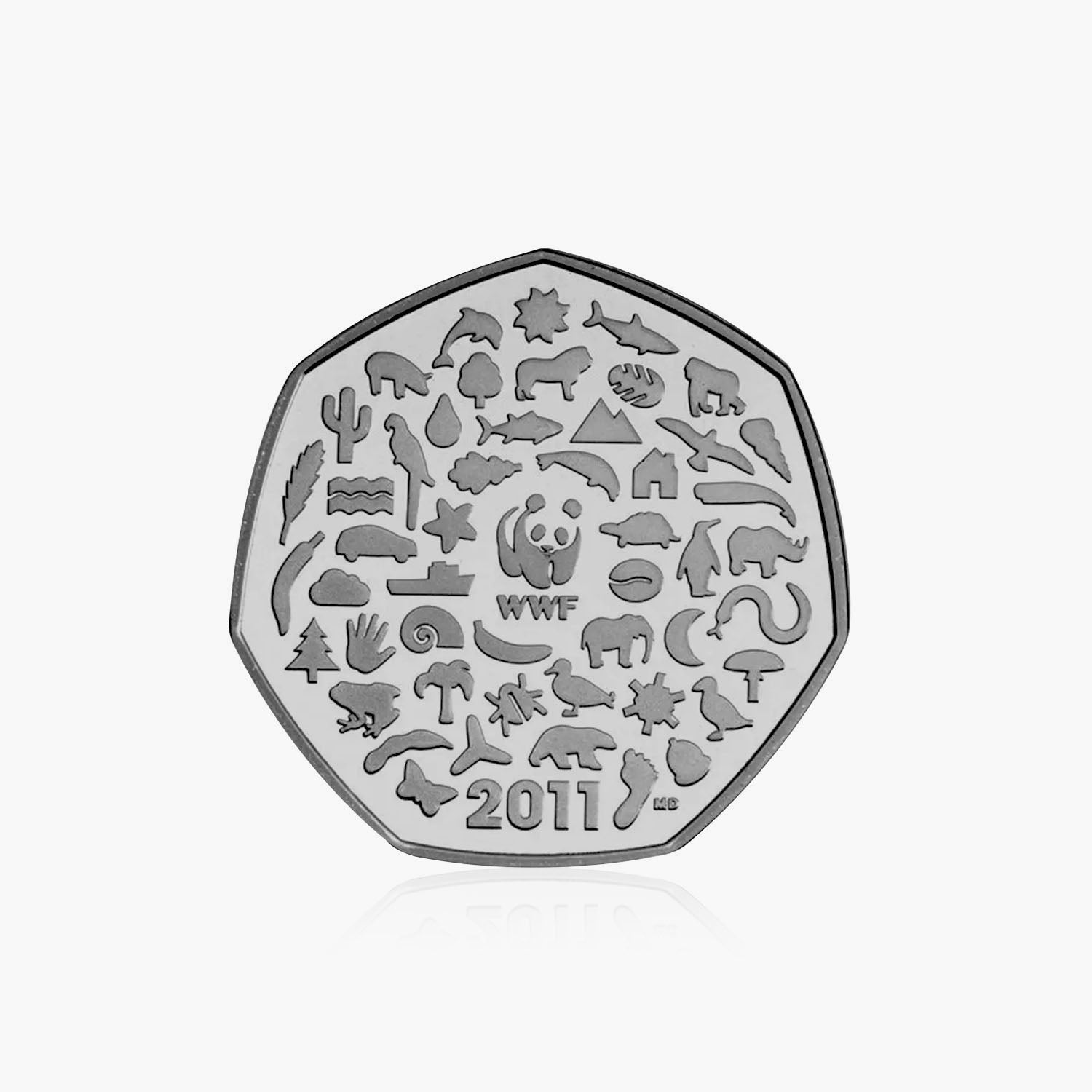 2011 Circulated WWF 50p Coin