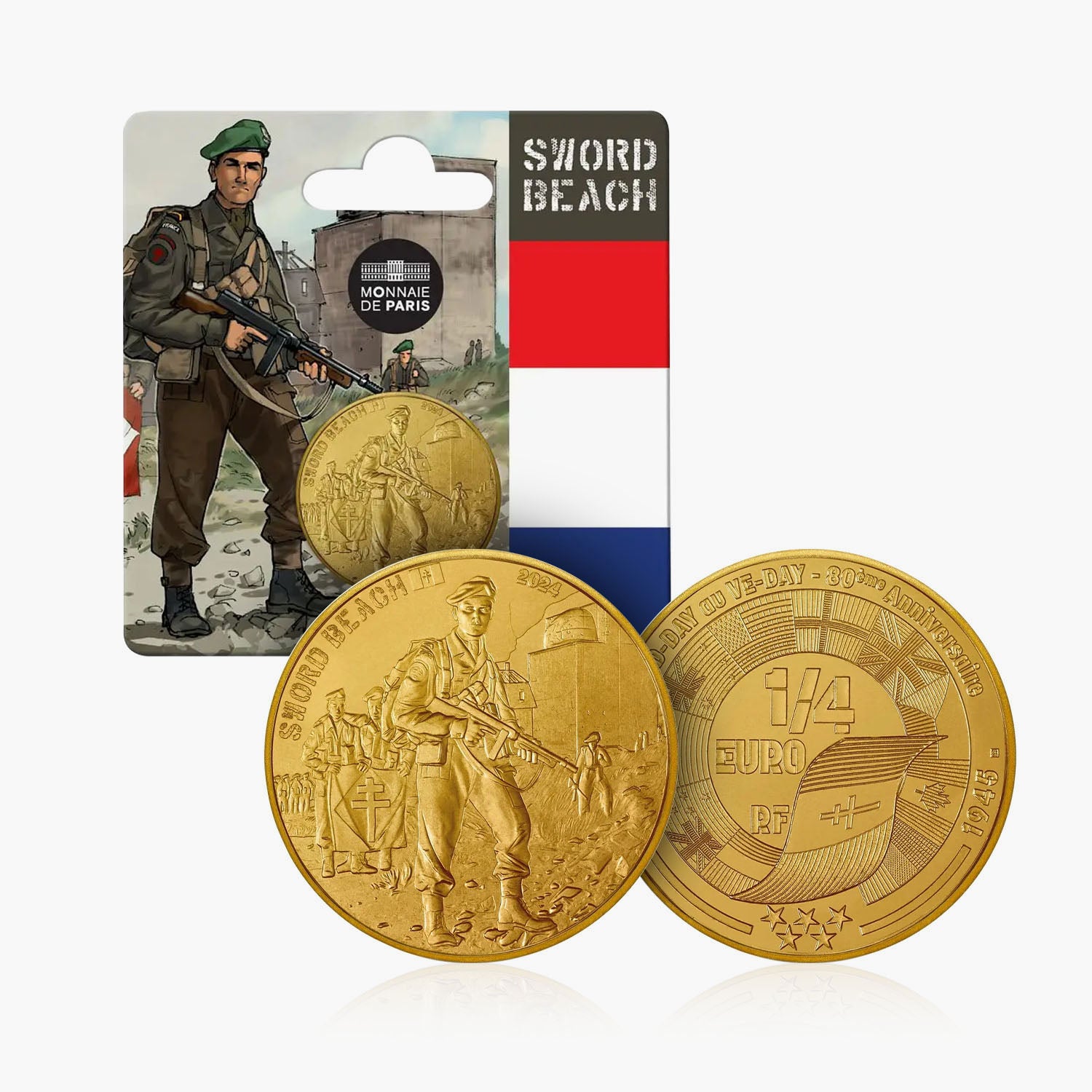 The D-Day 80th Anniversary 2024 Euro € Coin Set