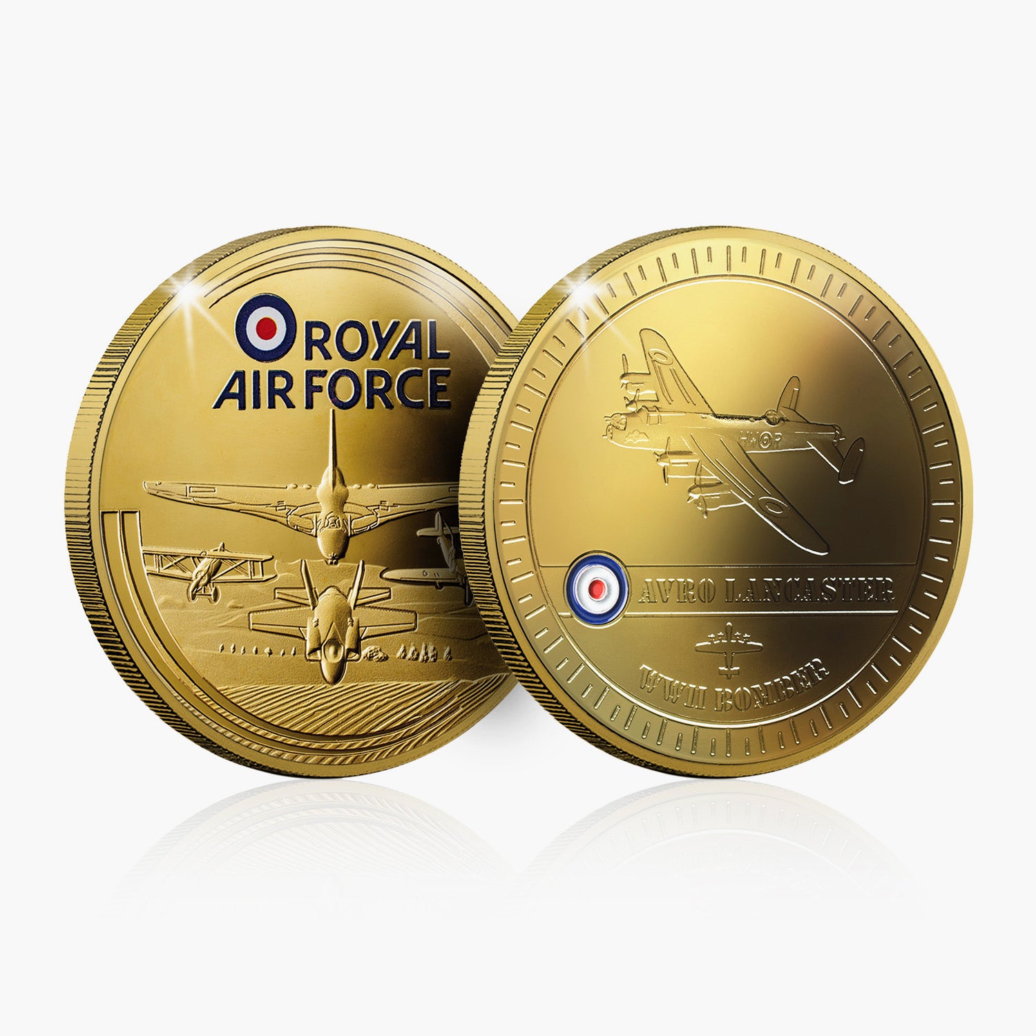 Avro Lancaster Gold Plated Commemorative