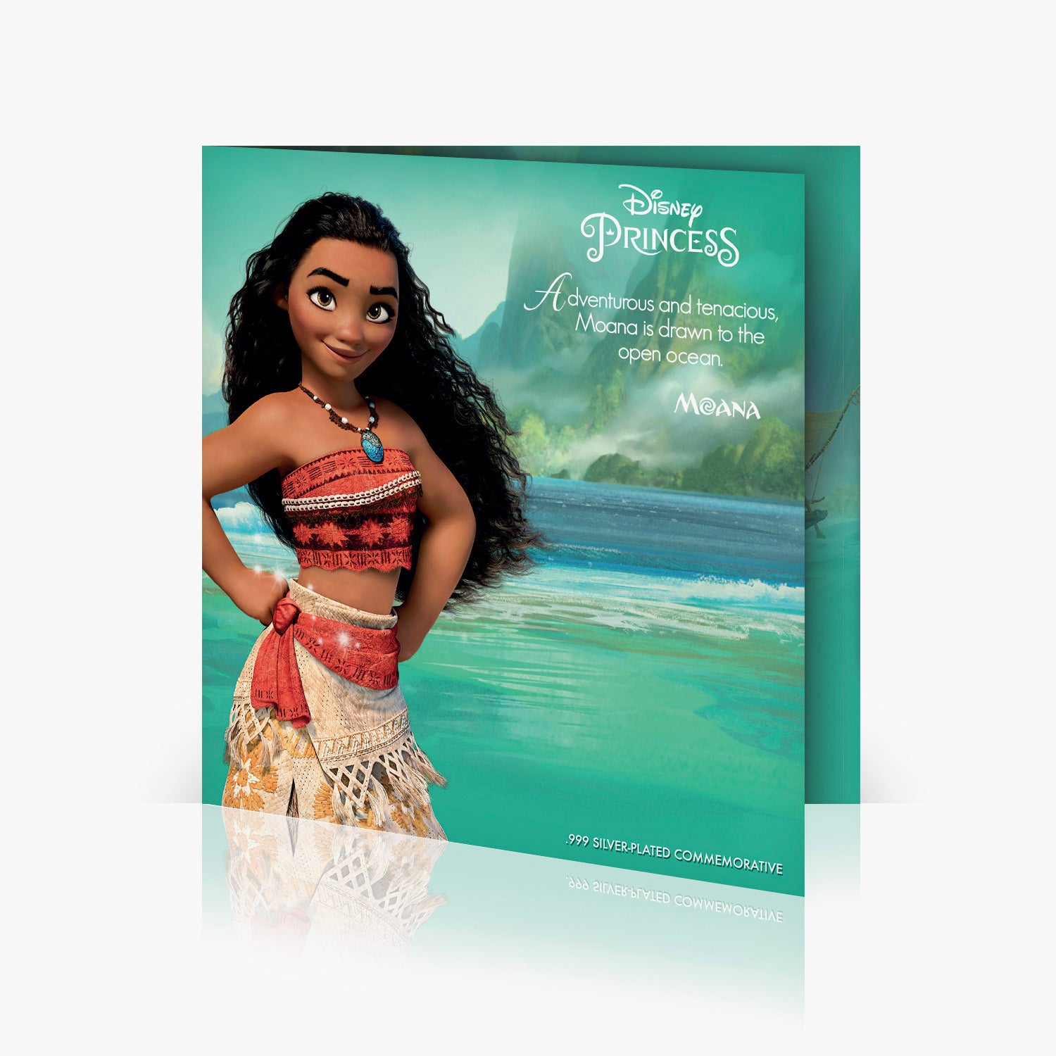 Moana Silver-Plated Commemorative Card