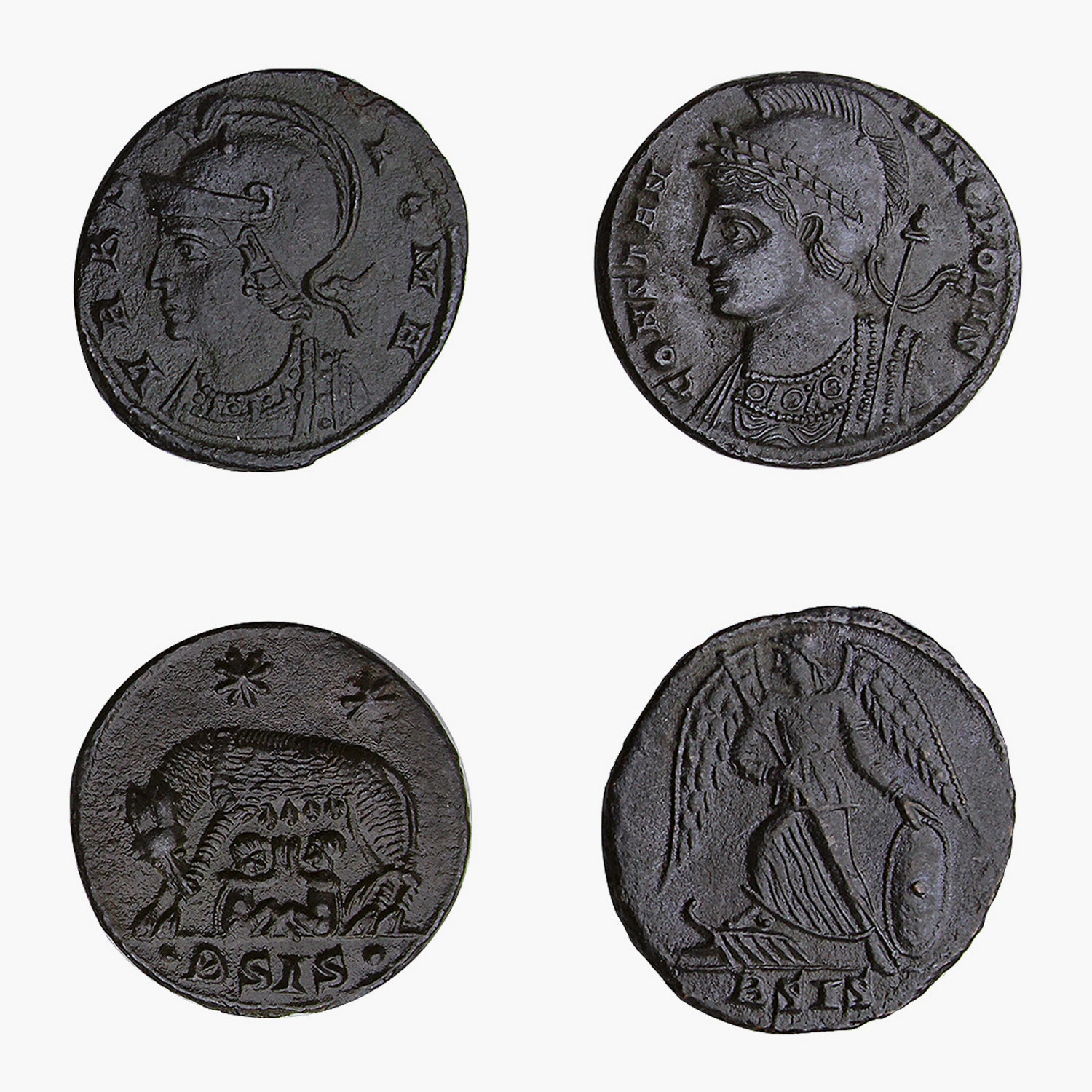 Rome Constantinople Commemorative Coins from the Old and New Capit