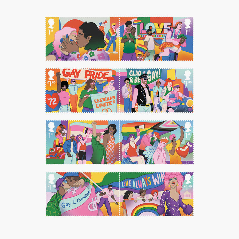 Pride 50th Anniversary Colour Stamps First Day Cover