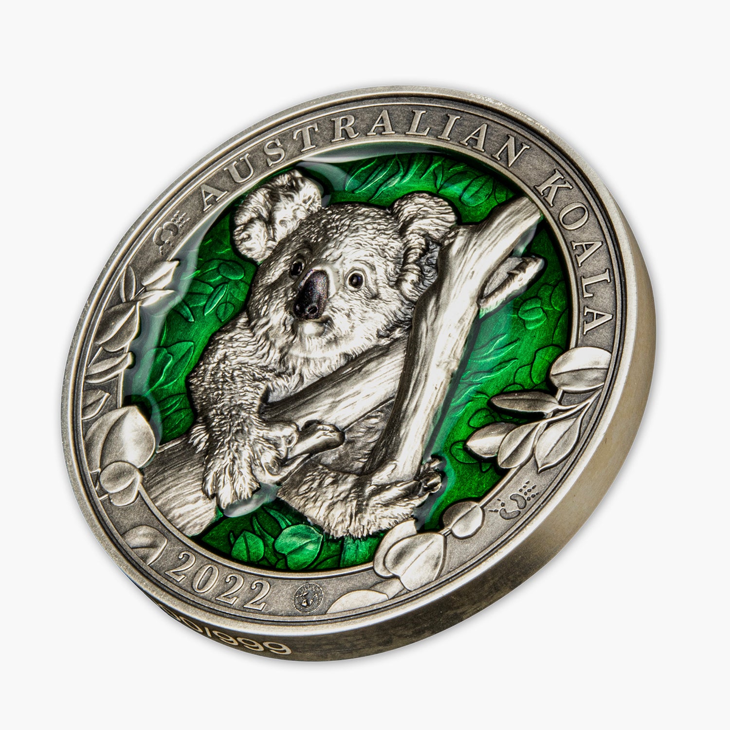 Colours of Wildlife Koala 3oz Silver Coin