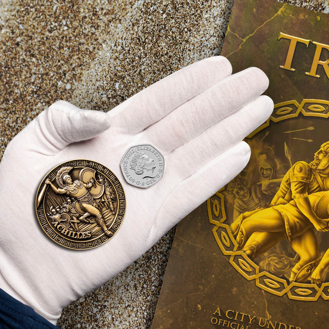 Troy - Hecuba And Priam 55mm Coin