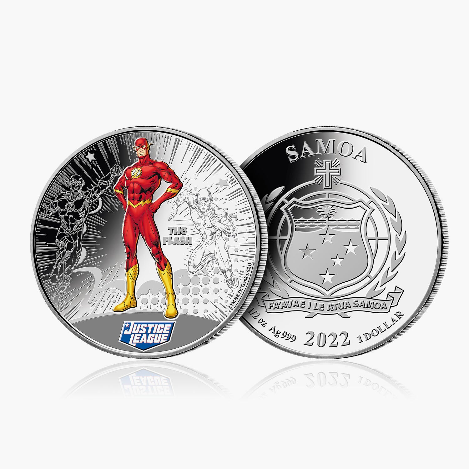 Justice League The Flash 1 2oz Silver Coin