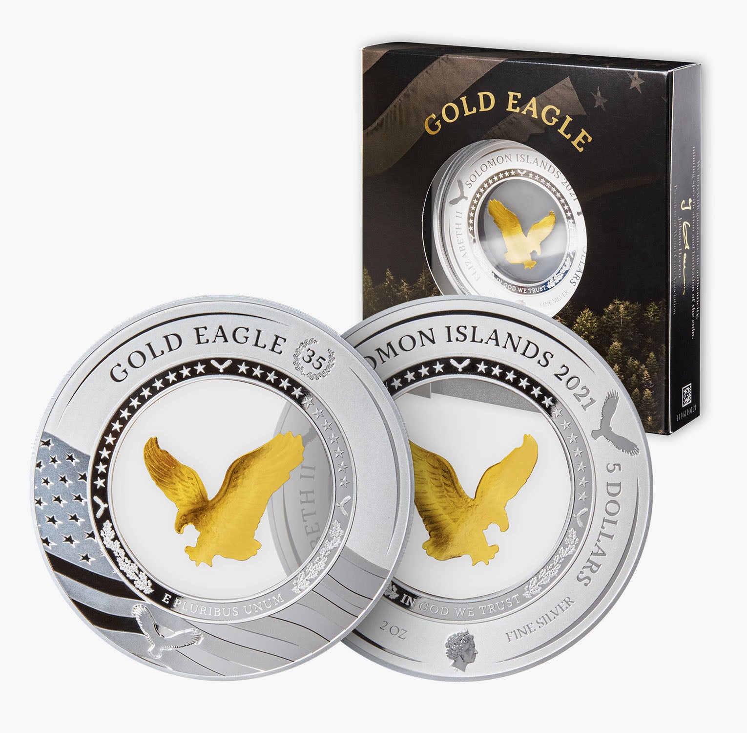 The Gold Eagle 2oz Silver Coin
