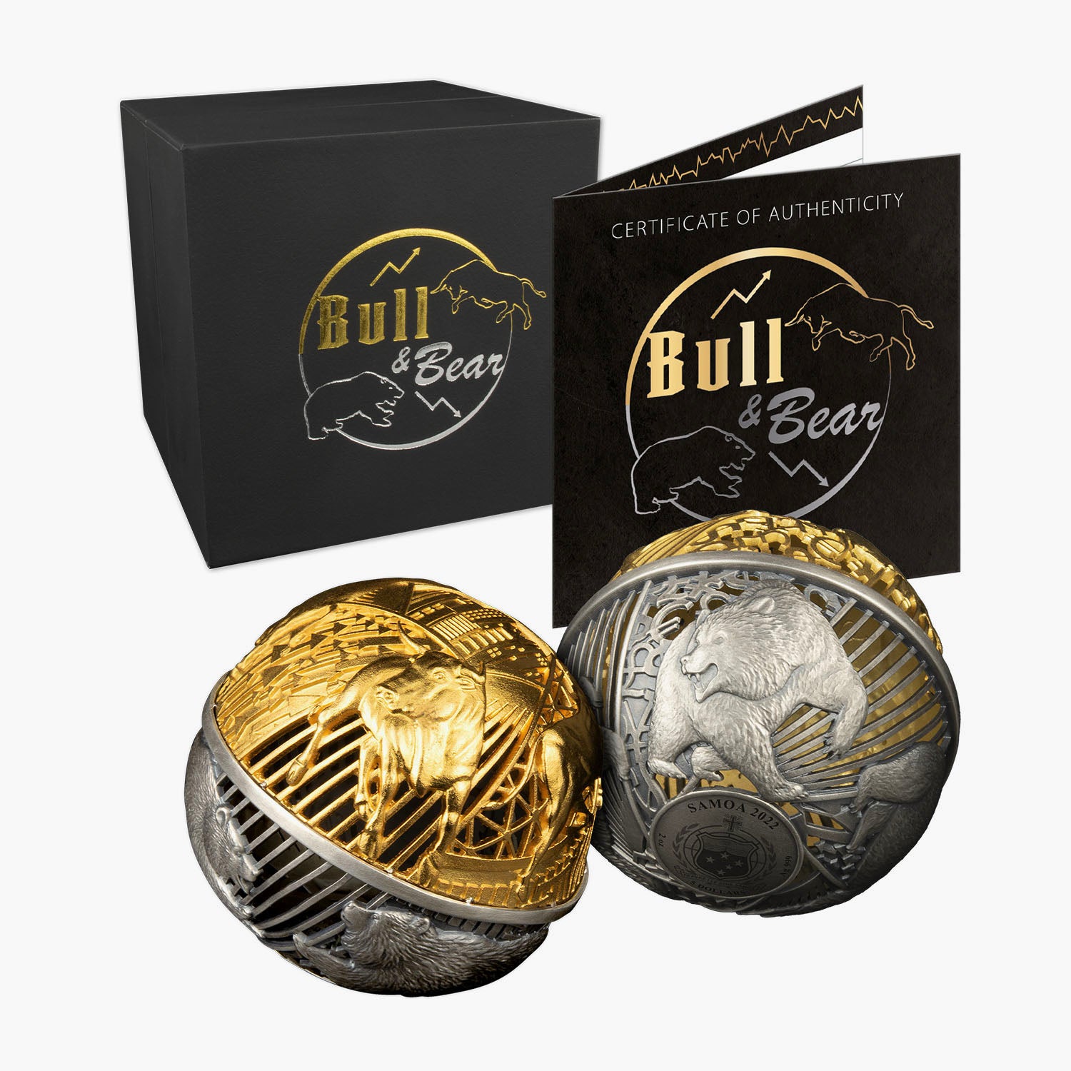 Metal Bull Coins Table Financial Symbol Stock Photo by ©stas-bejsov  432439786