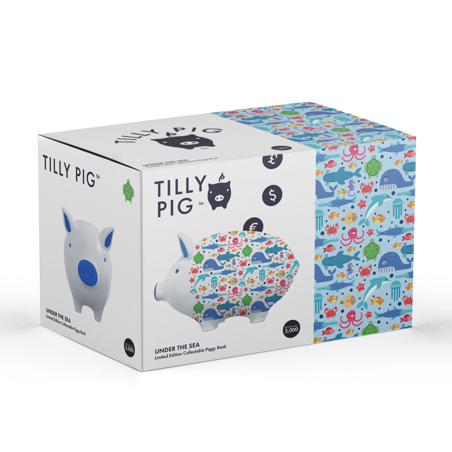 Tilly Pig - Under The Sea  Piggy Bank