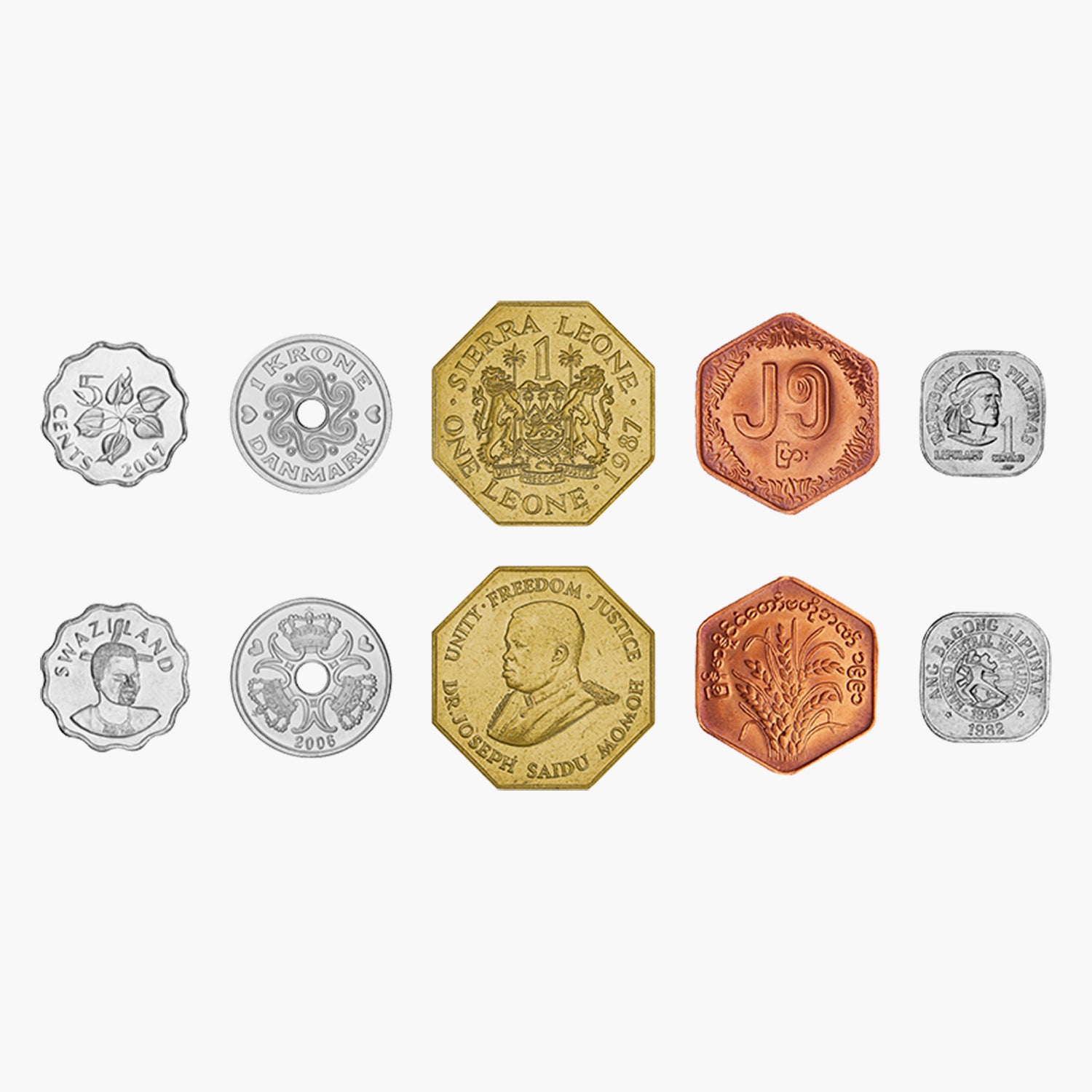 The Five - Unusual Coin Shapes